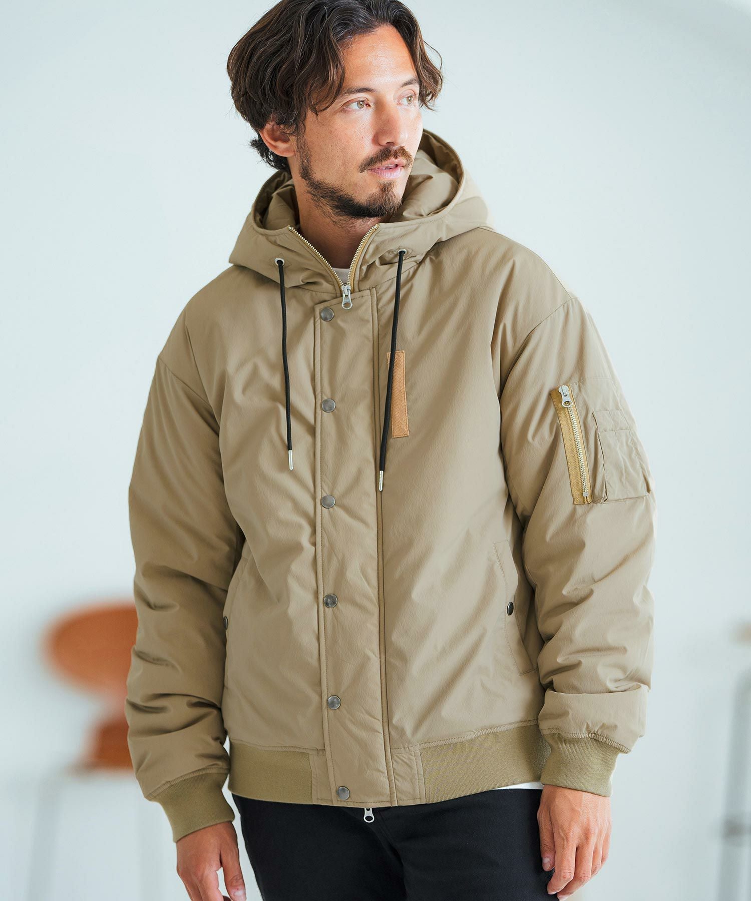 30%OFF【Magine(マージン)】Nylon Rip-Stop Stretch N-2B Jacket