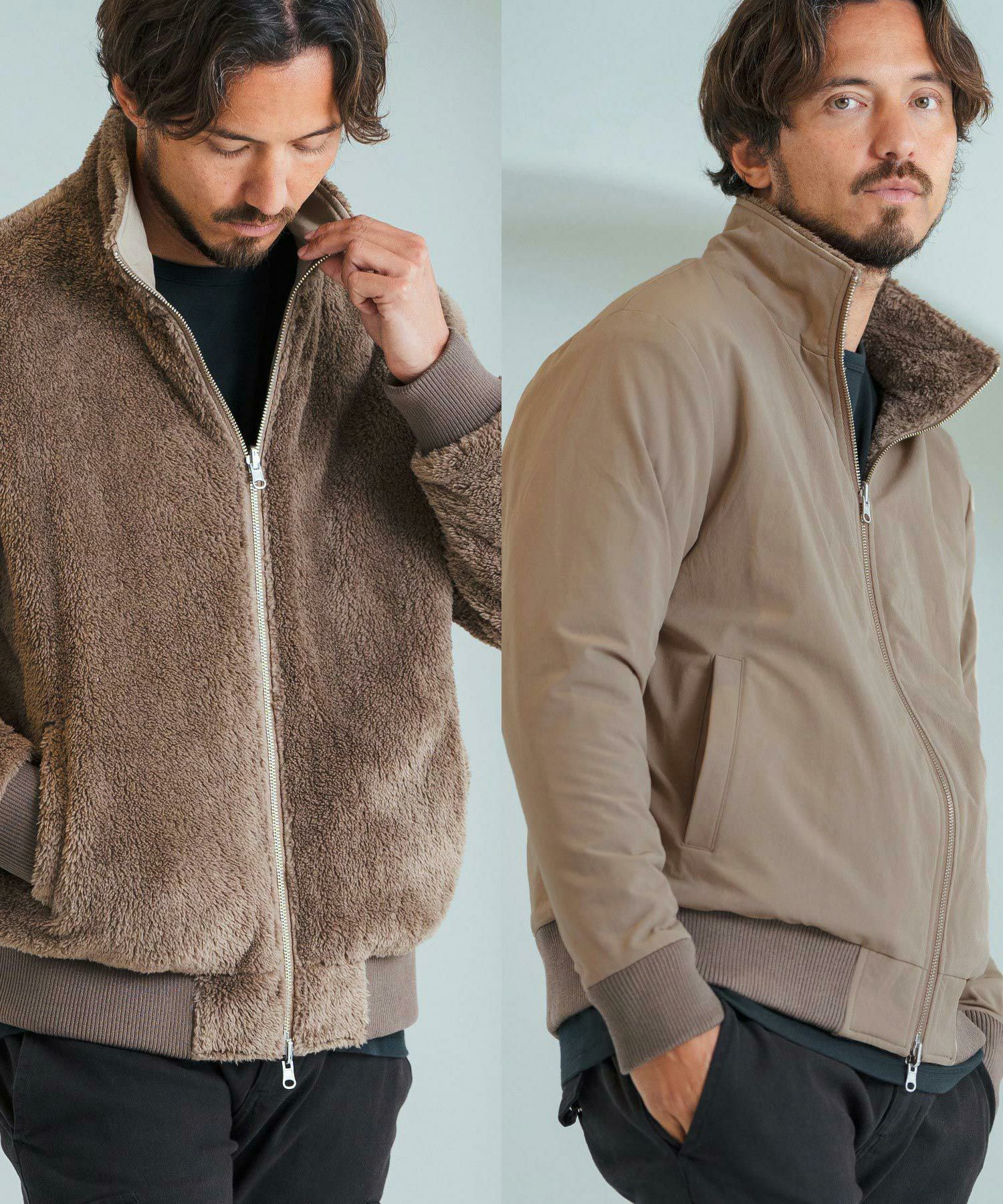 30%OFF【Magine(マージン)】Short Micro Fur×Nylon Stretch Reversible