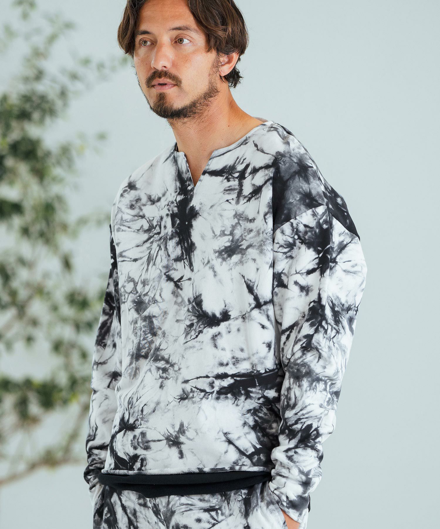 50%OFF【Magine(マージン)】Tie Dye Keyneck Sweatshirt スウェット