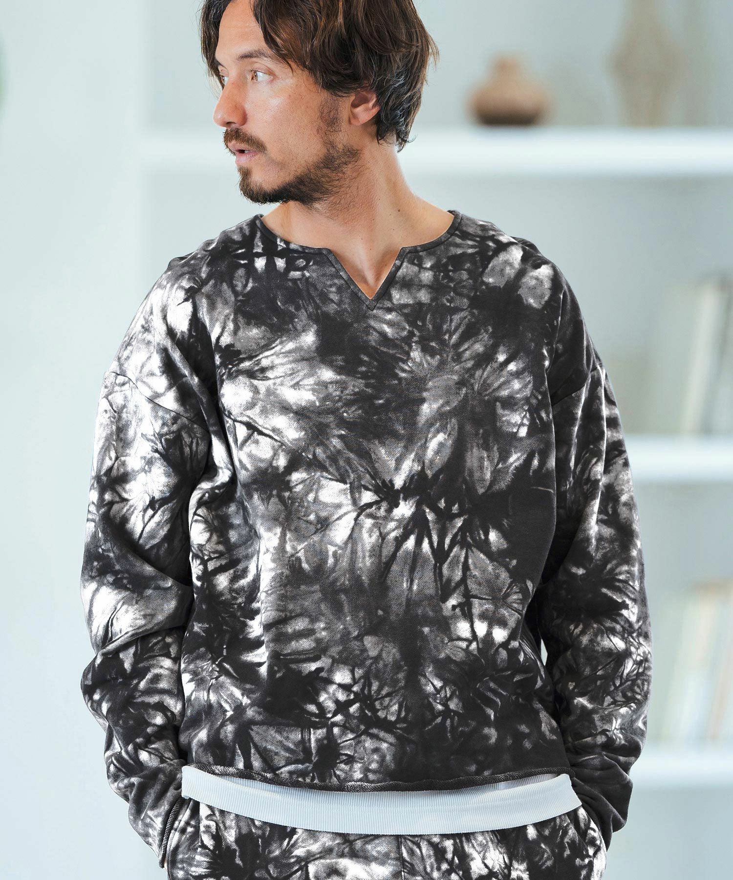 50%OFF【Magine(マージン)】Tie Dye Keyneck Sweatshirt スウェット