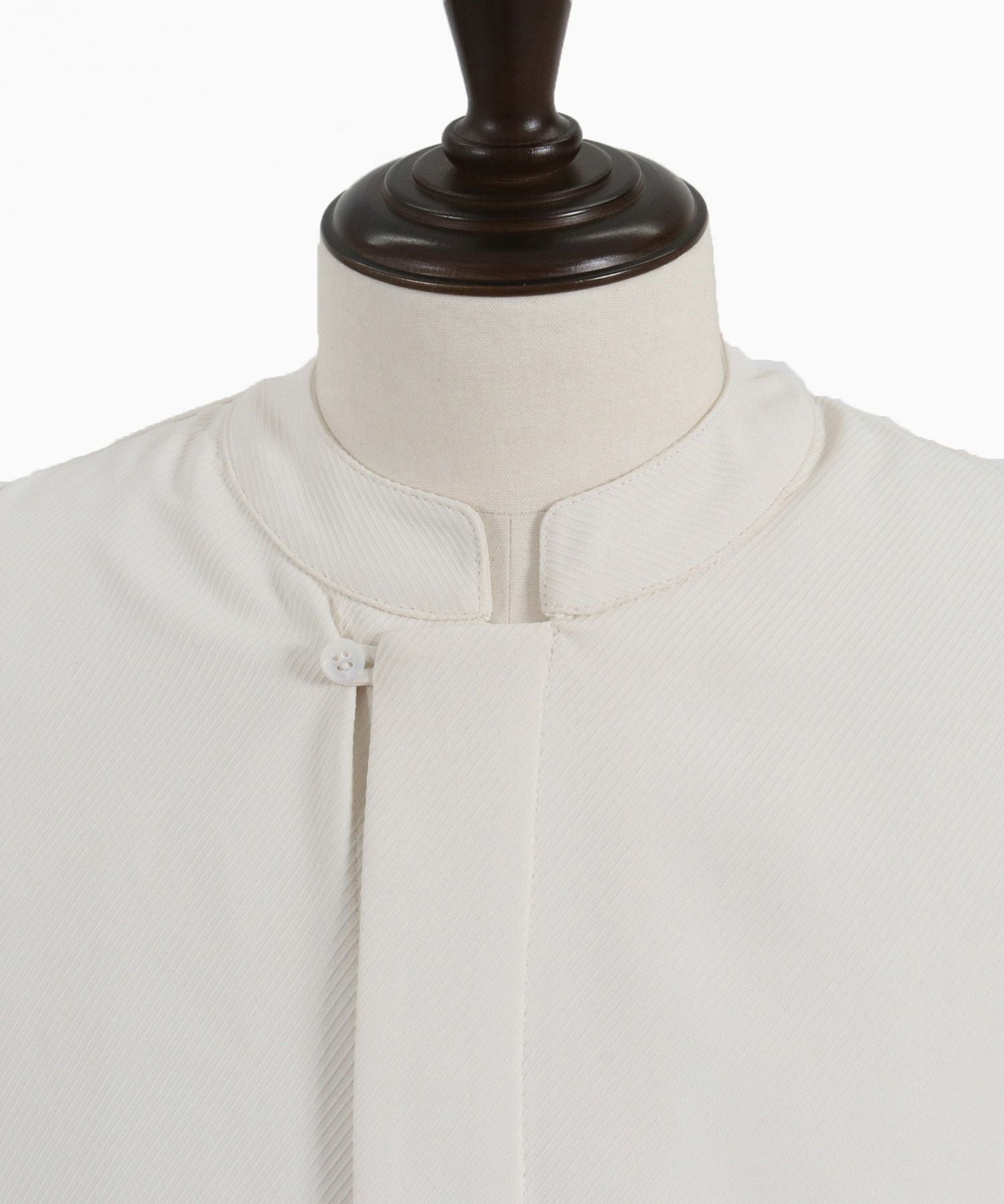 30%OFF【Magine(マージン)】Mao-collar Fly Front Long Sleeve Shirt