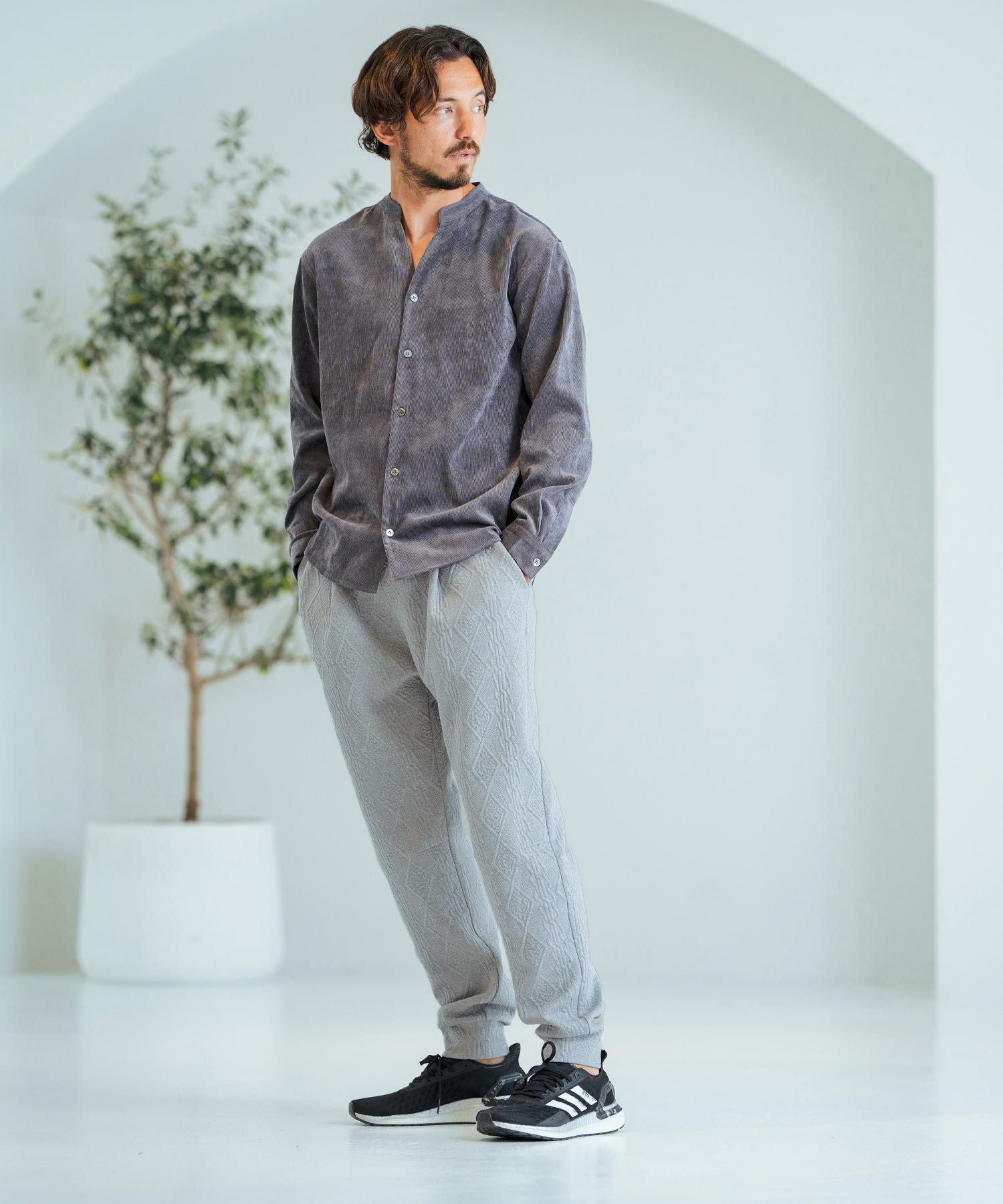 60%OFF【Magine(マージン)】Cable Jacquard Soft Sarouel Pants