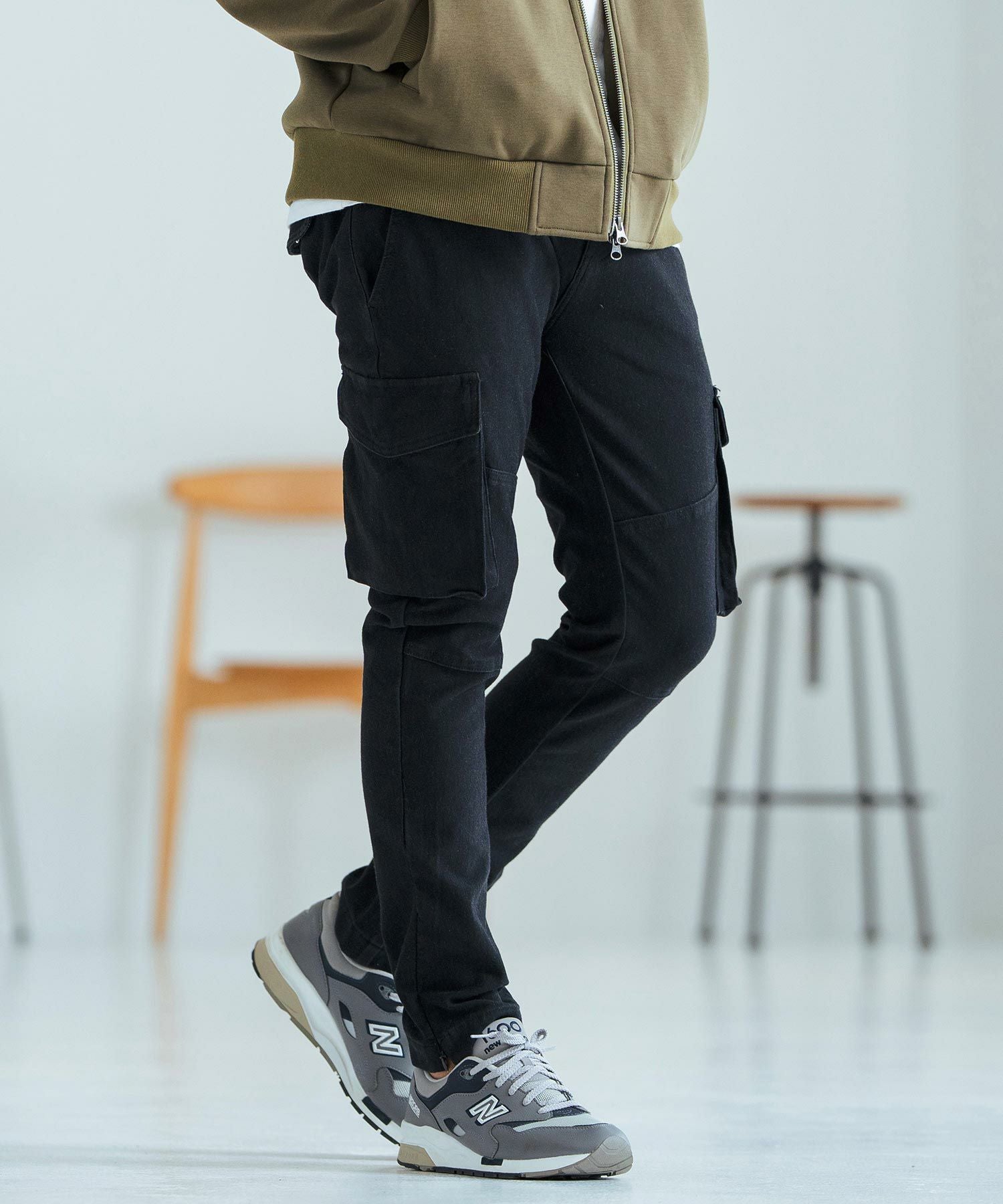 30%OFF【Magine(マージン)】Jogger Denim Cargo Pants カーゴパンツ