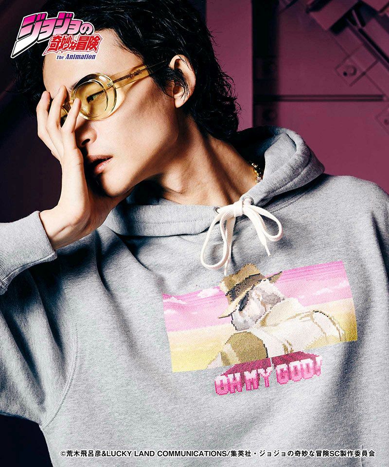 glamb(グラム)】Joseph Joester Hoodie ジョセフ・ジョースター