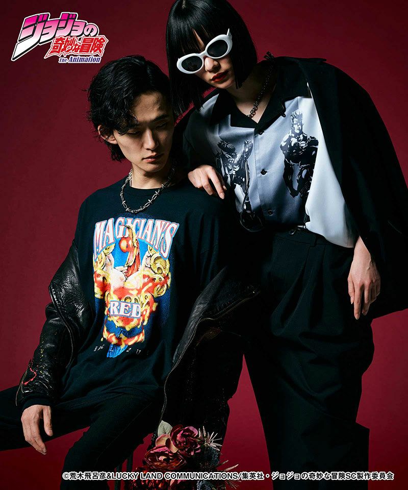 glamb(グラム)】Jean Pierre Polnareff Shirt ジャン・ピエール