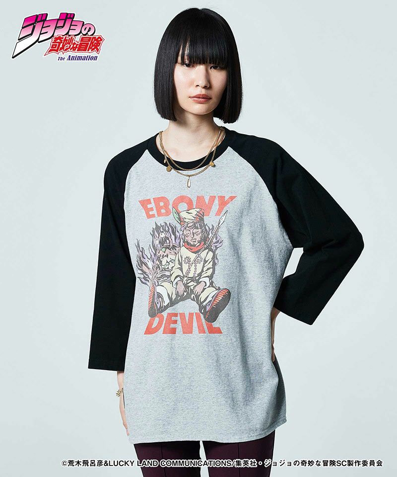 glamb(グラム)】Ebony Devil Raglan Cutsew エボニーデビルラグラン