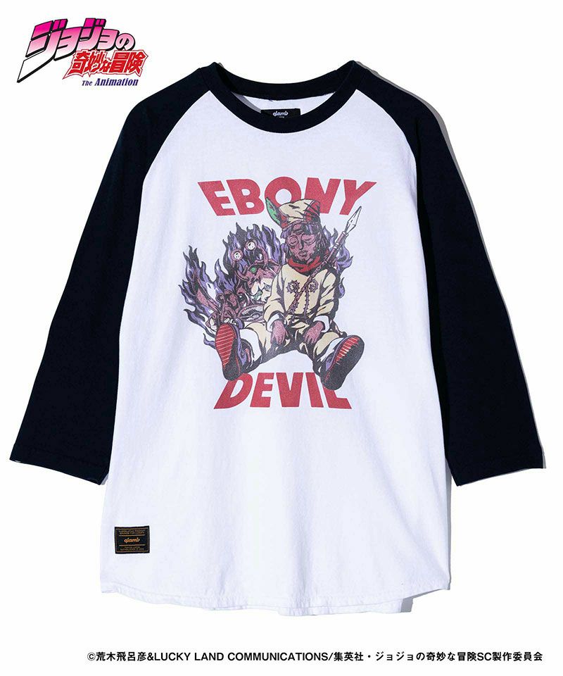 glamb(グラム)】Ebony Devil Raglan Cutsew エボニーデビルラグラン 