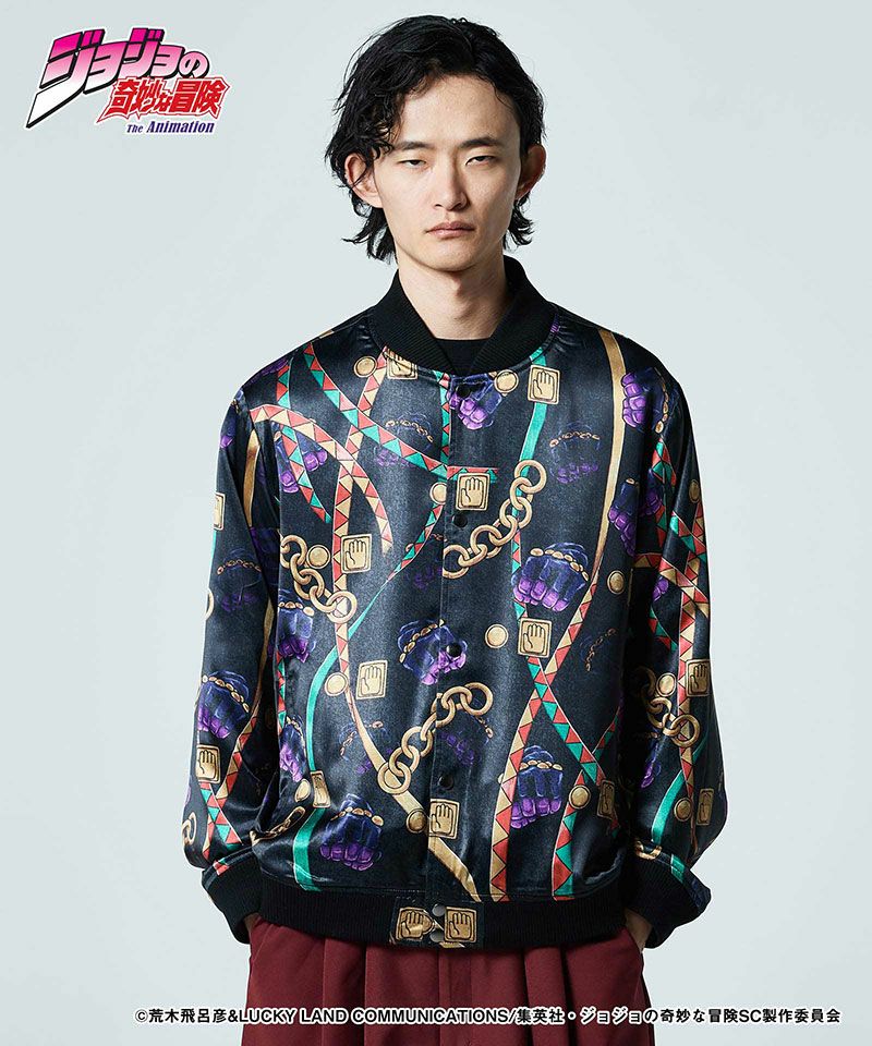 ジョジョ Glamb コラボ 承太郎ジャケット glamb（グラム） Jotaro Jacket 承太郎ジャケット JOJO ジョジョ