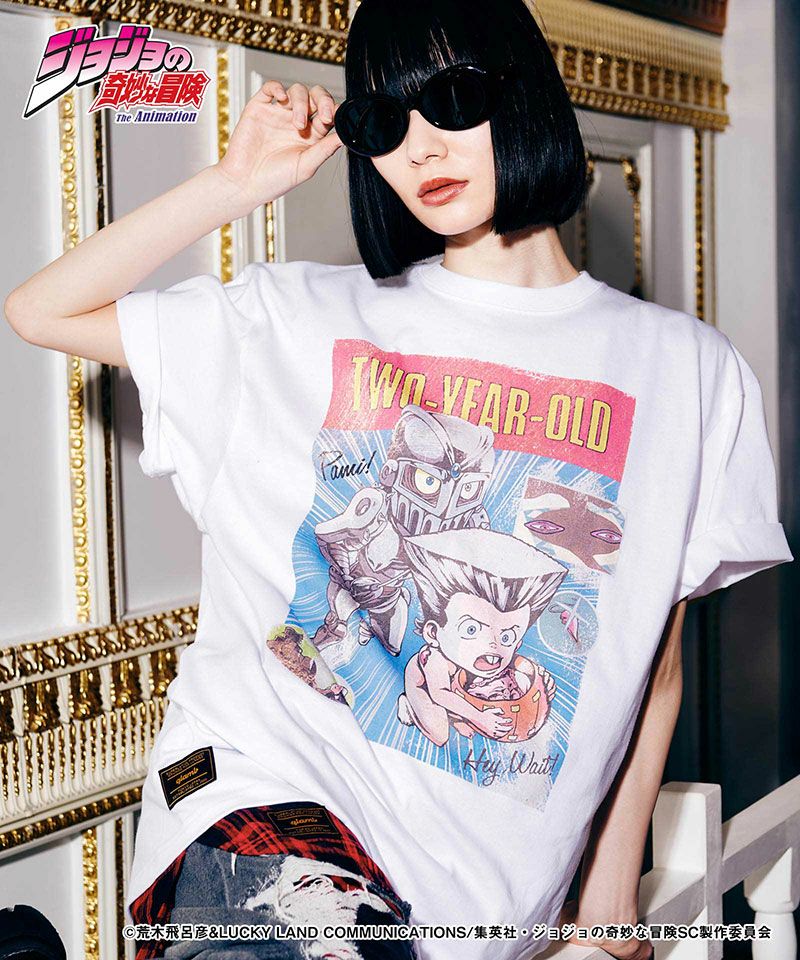 glamb(グラム)】De-aged Polnareff T-shirts ディエイジドポルナレフT
