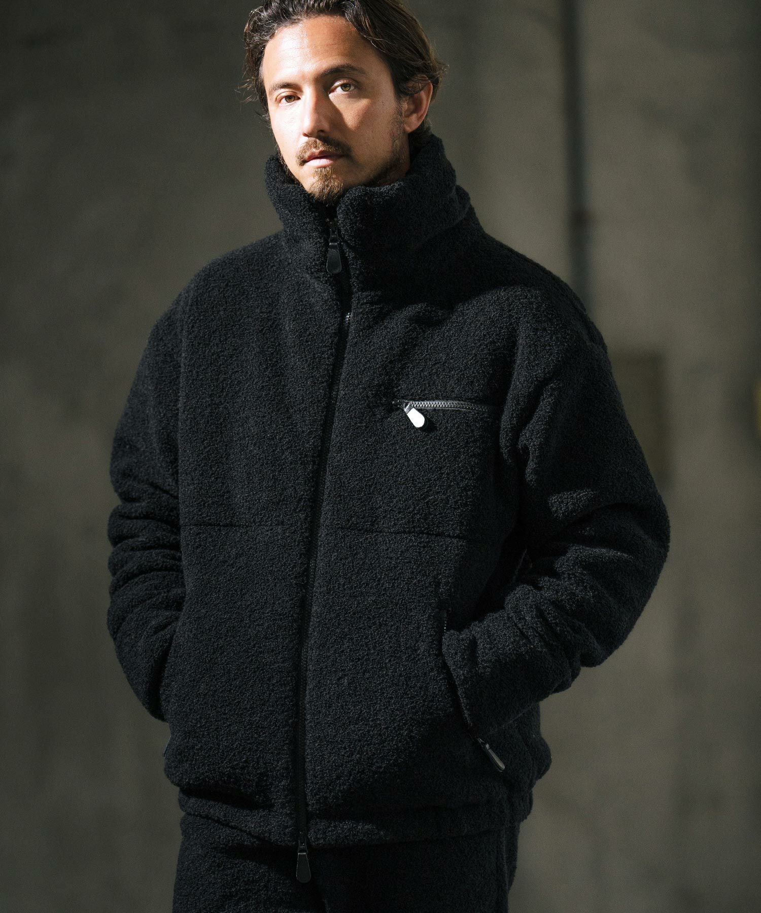 60%OFF【wjk reluxe】wool pile volume neck Thinsulate blouson