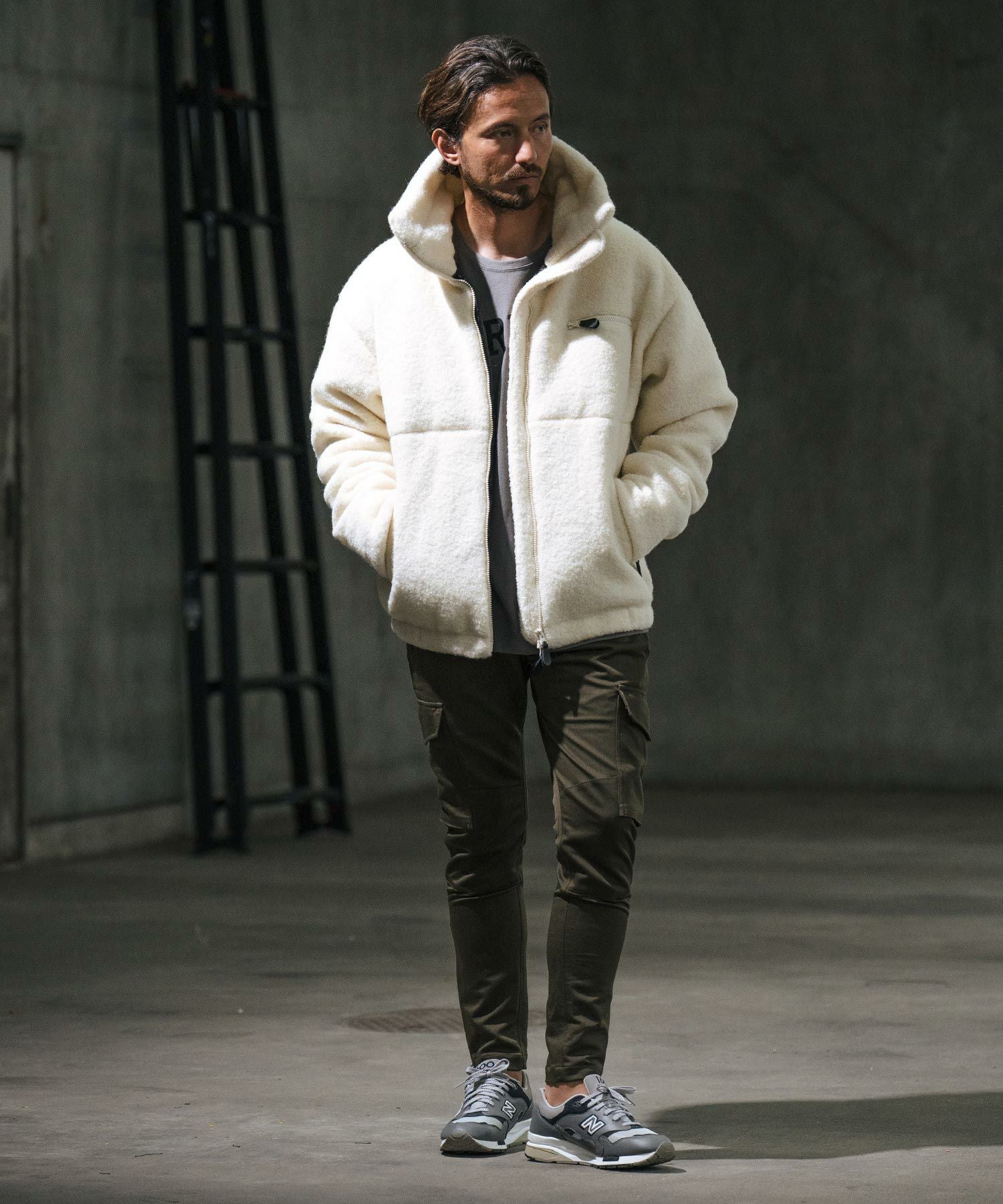 50%OFF【wjk reluxe】wool pile volume neck Thinsulate blouson