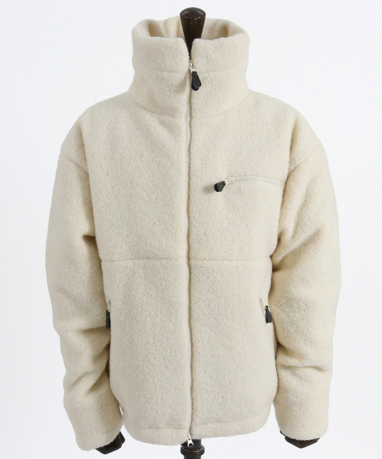 60%OFF【wjk reluxe】wool pile volume neck Thinsulate blouson