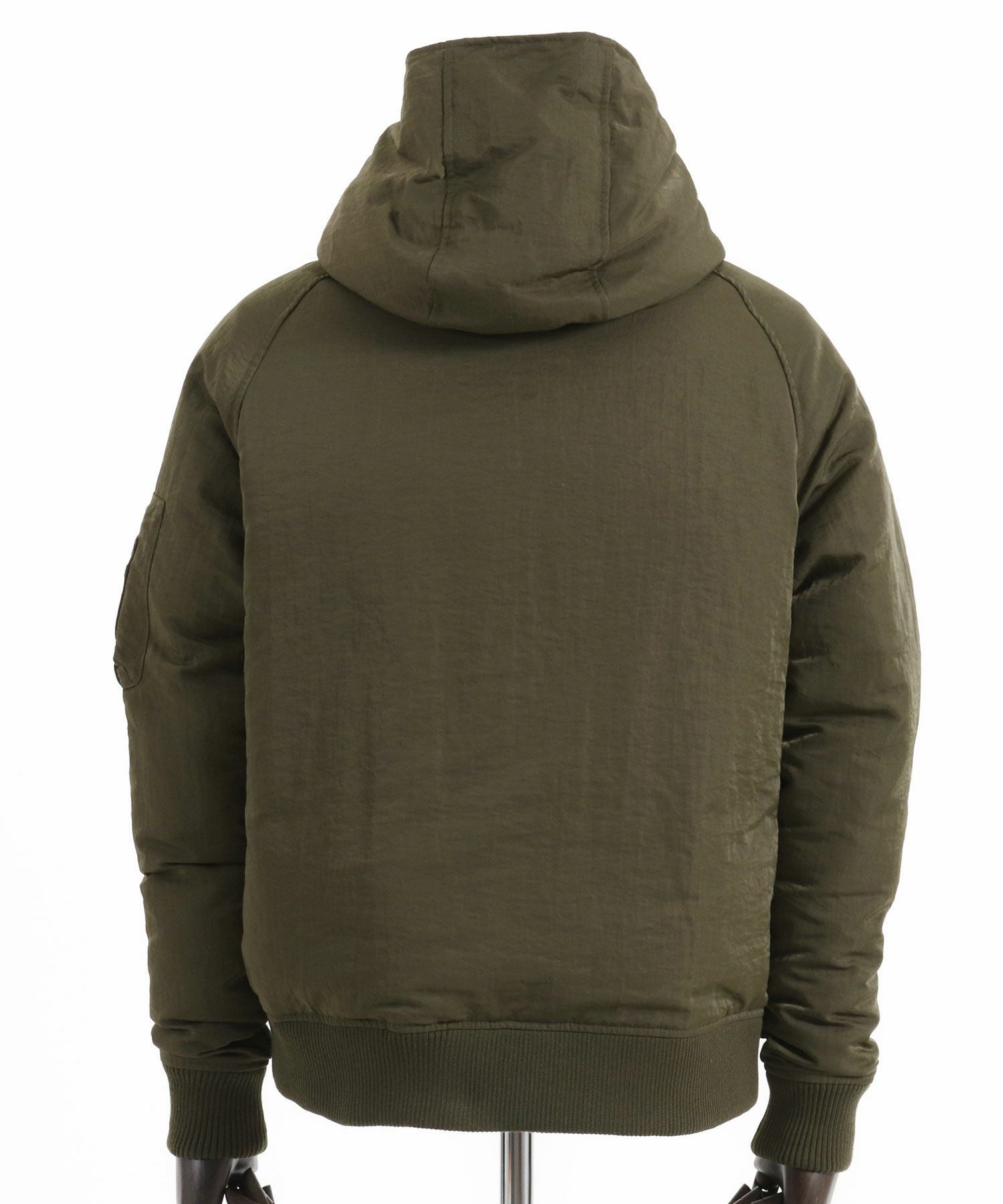 30%OFF【wjk reluxe】washer nylon Thinsulate hooded MA-1 jacket