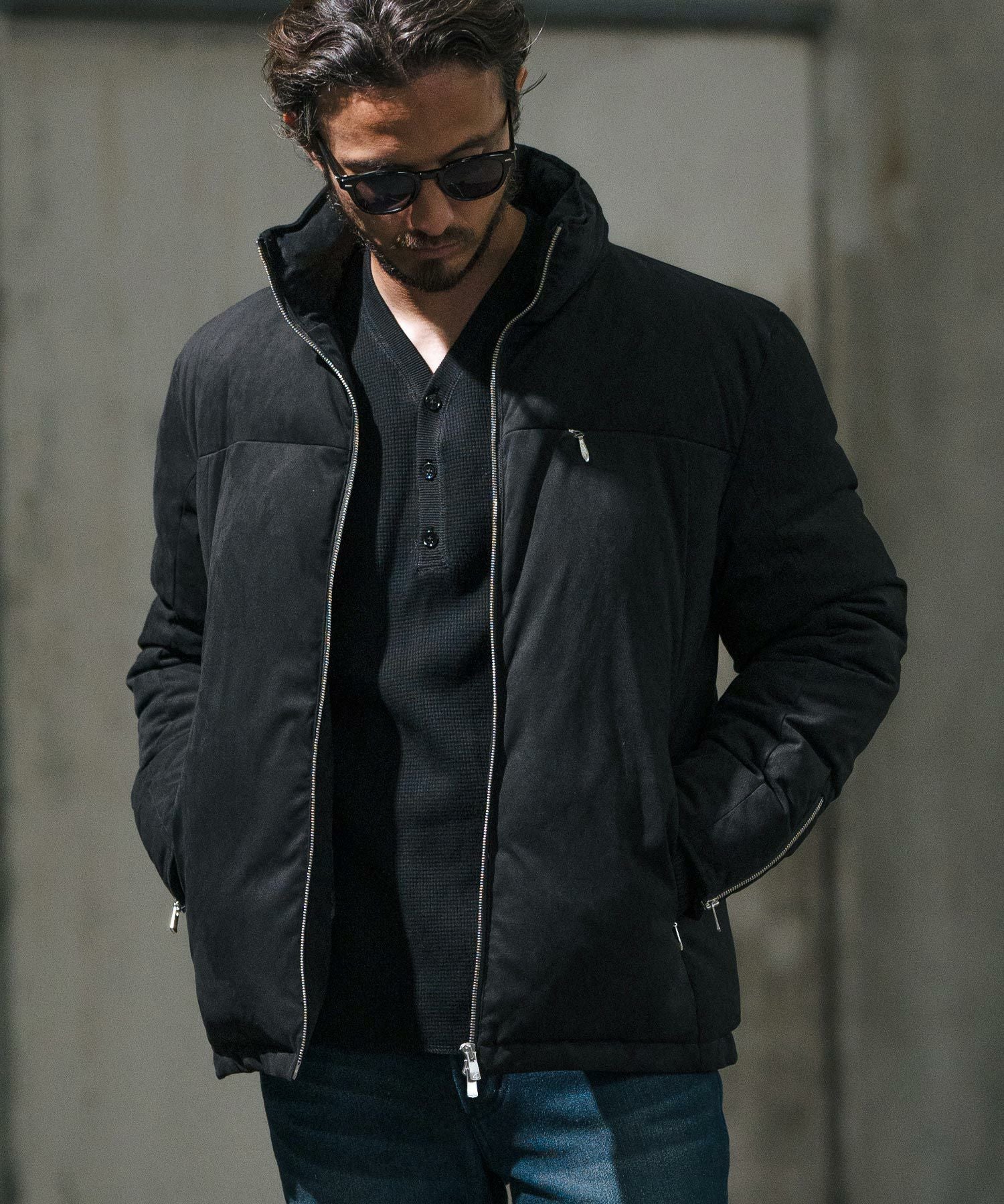 50%OFF【wjk reluxe】synthetic suede leather Thinsulate rider