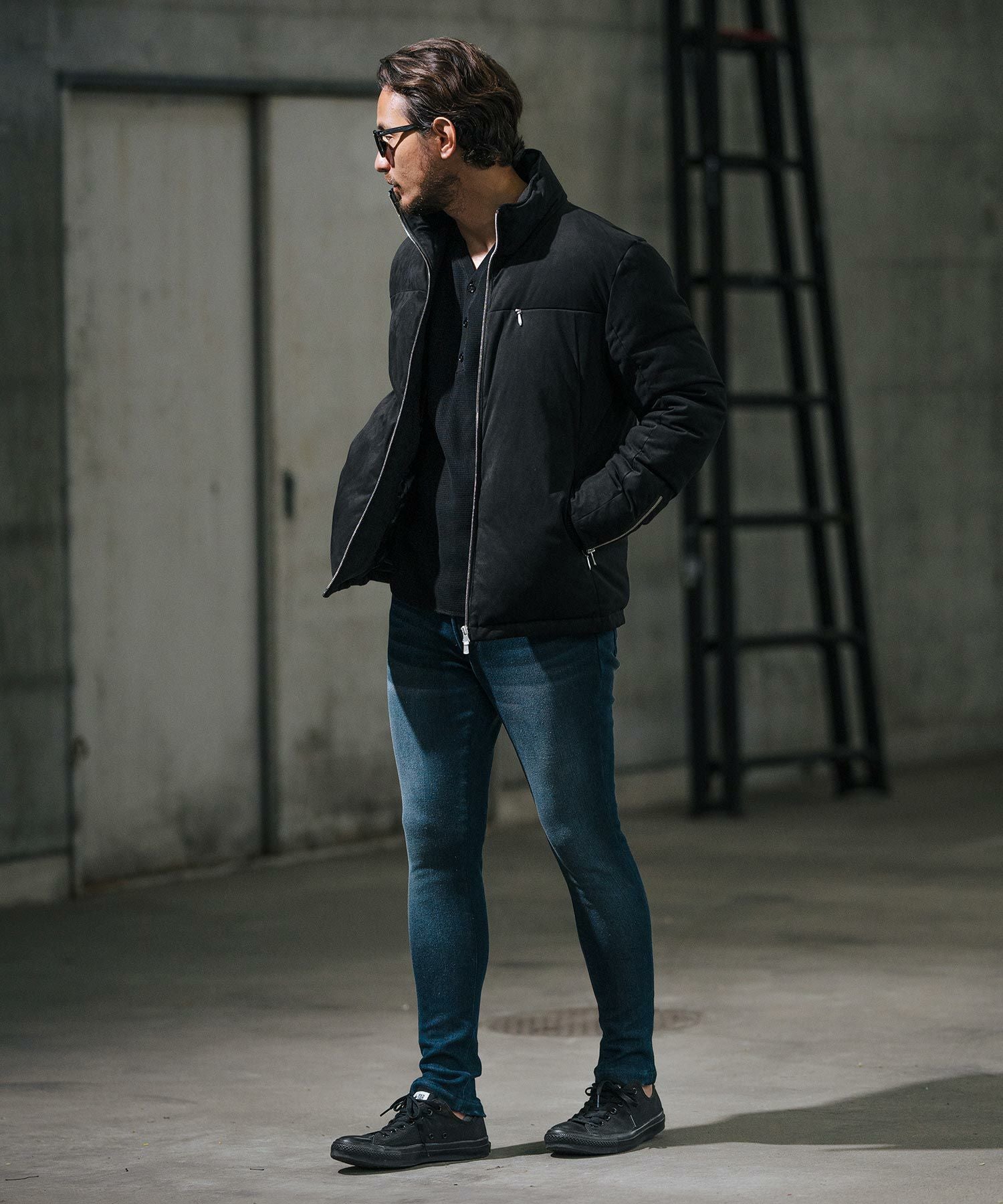 50%OFF【wjk reluxe】synthetic suede leather Thinsulate rider