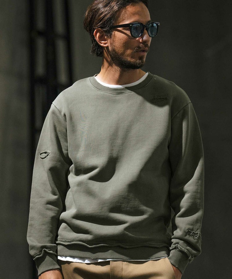 50%OFF【wjk reluxe】vintage like heavy sweat pullover スウェット 