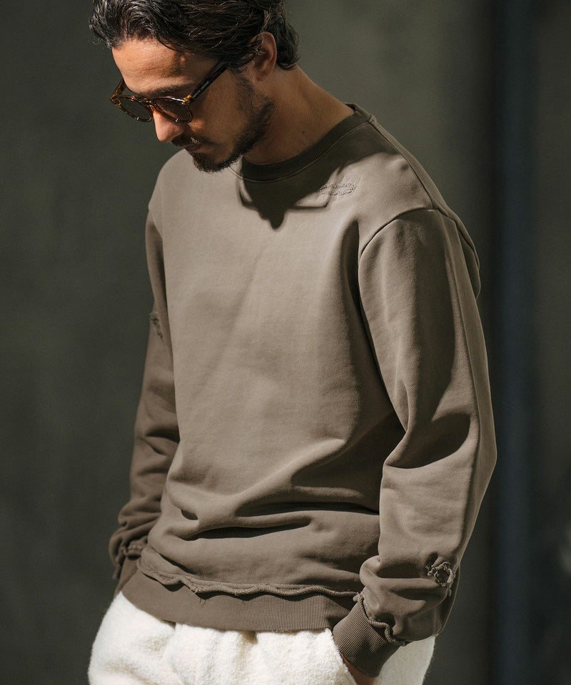 50%OFF【wjk reluxe】vintage like heavy sweat pullover スウェット 