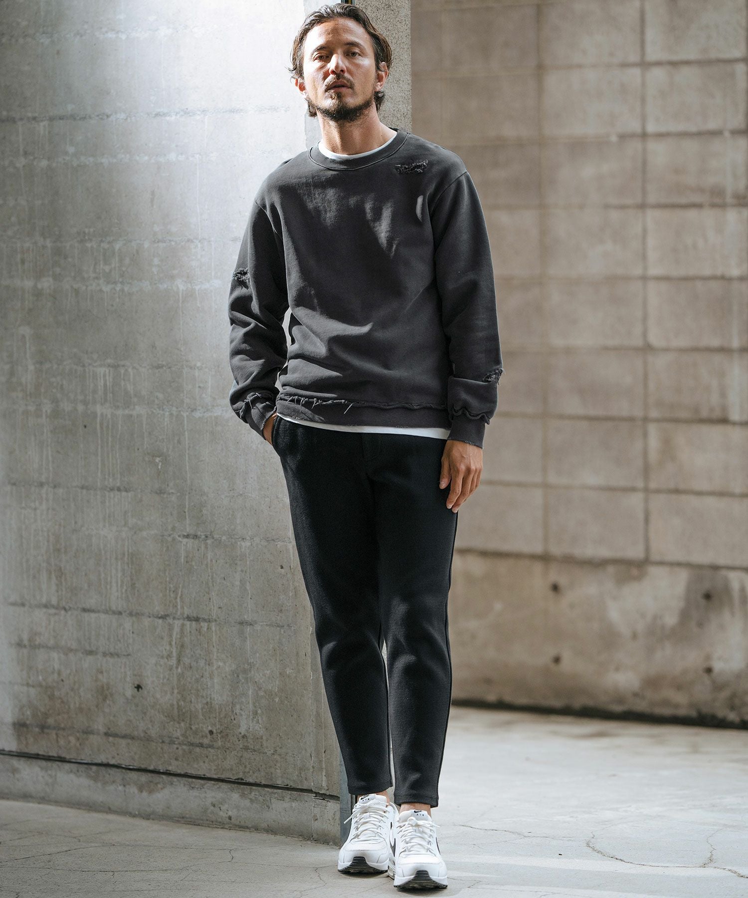 50%OFF【wjk reluxe】vintage like heavy sweat pullover スウェット