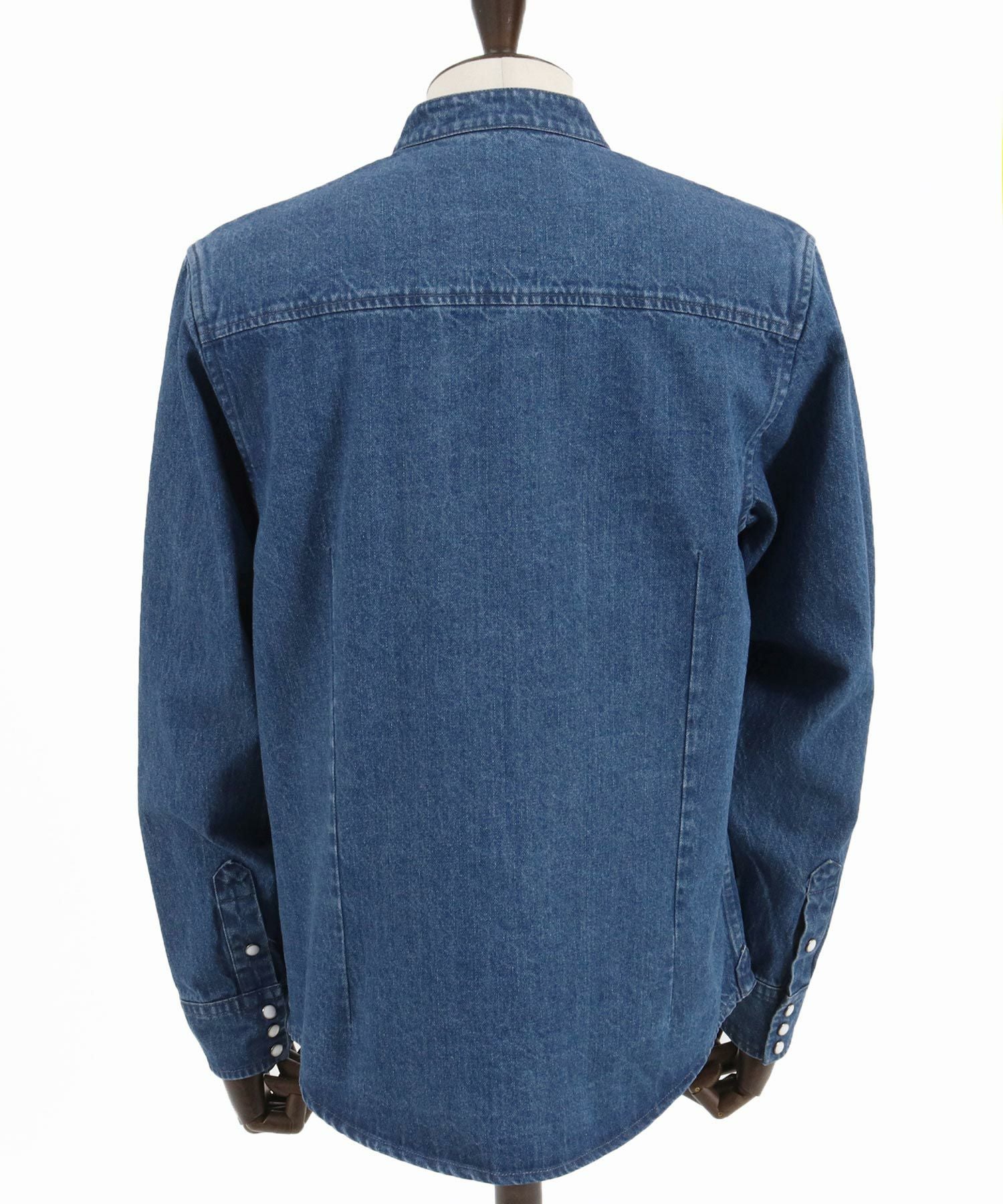 30%OFF【wjk reluxe】denim hook skipper shirt デニムシャツ(WR-242-1