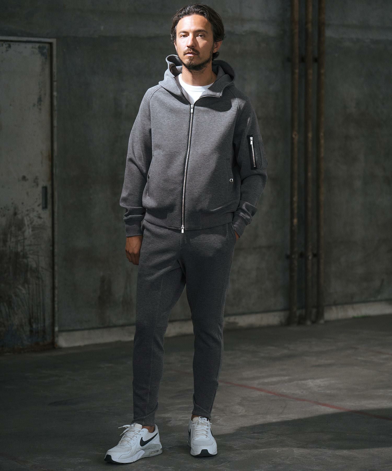 30%OFF【wjk reluxe】double knit hooded MA-1 jacket ジャケット(WR