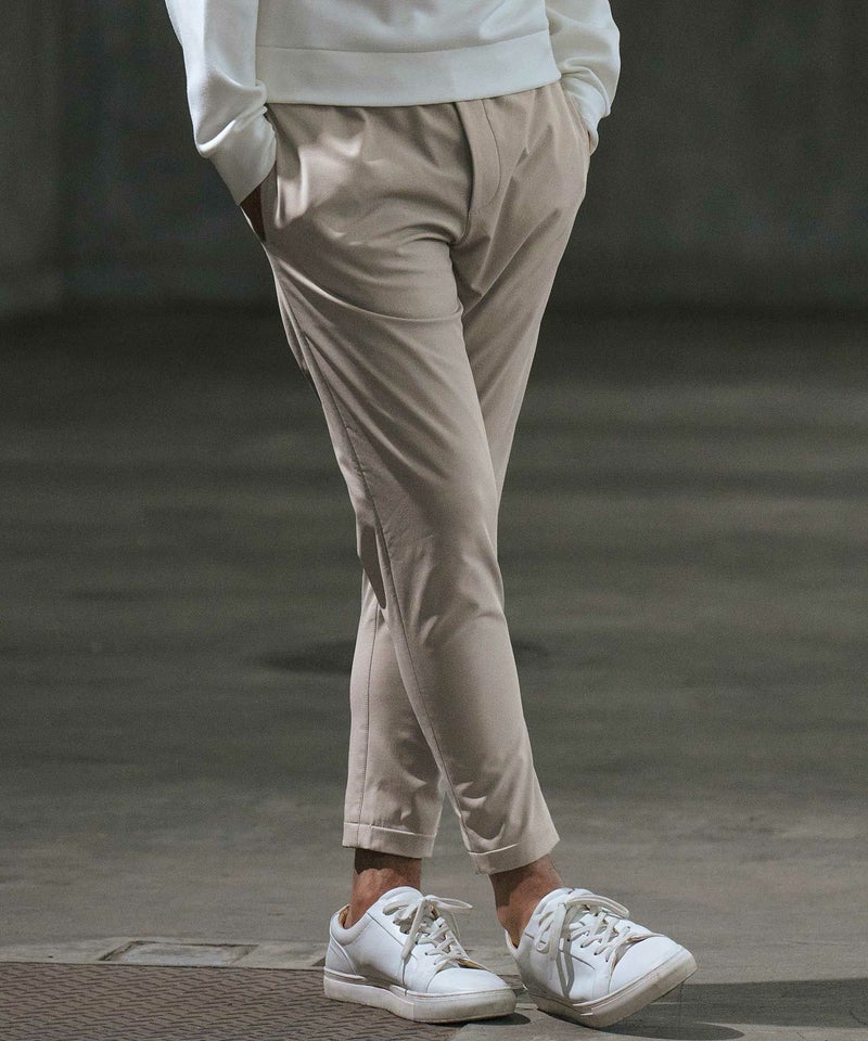 30%OFF【wjk reluxe】back fleece bonding stretch nylon pants 