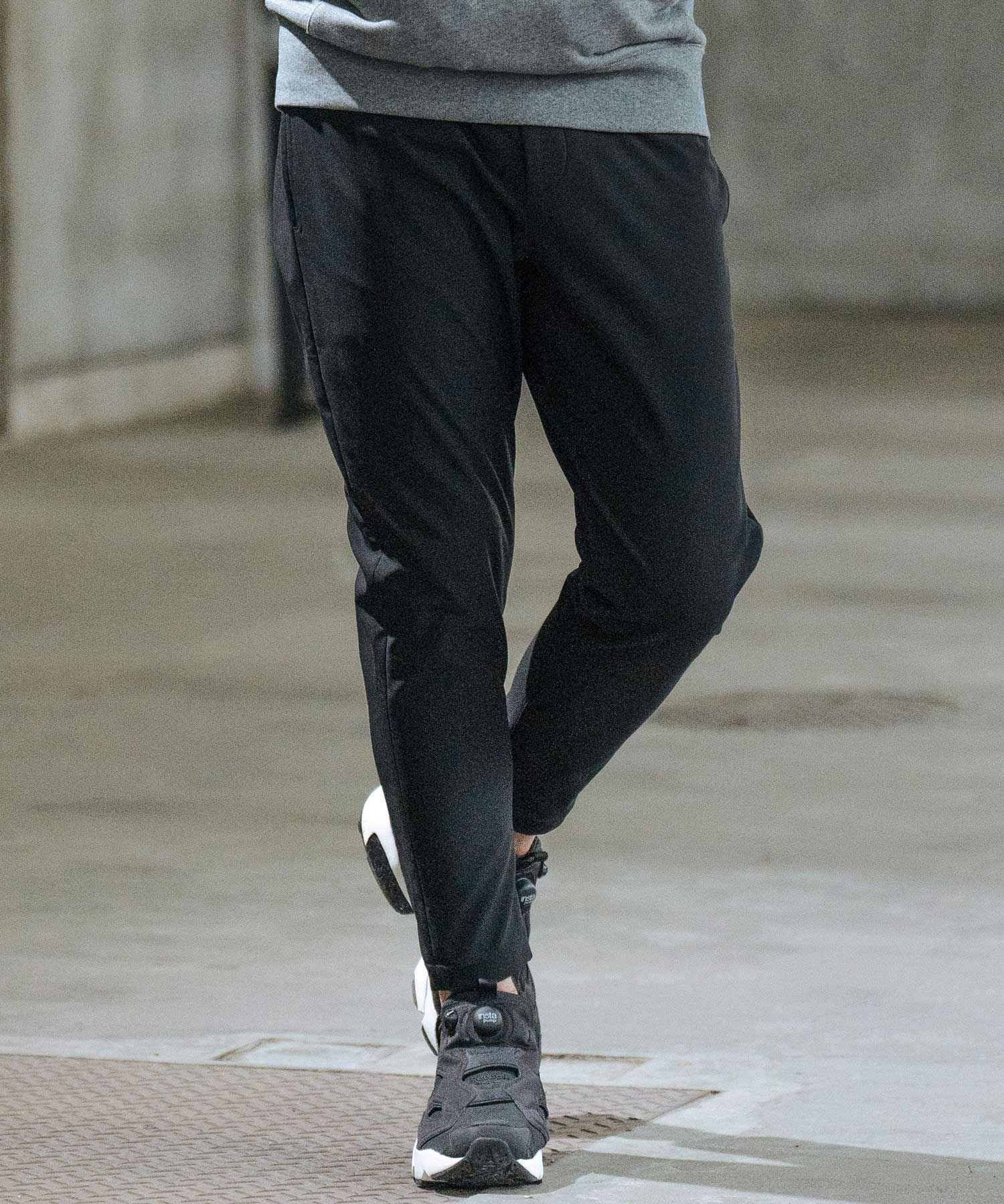 30%OFF【wjk reluxe】back fleece bonding stretch nylon pants