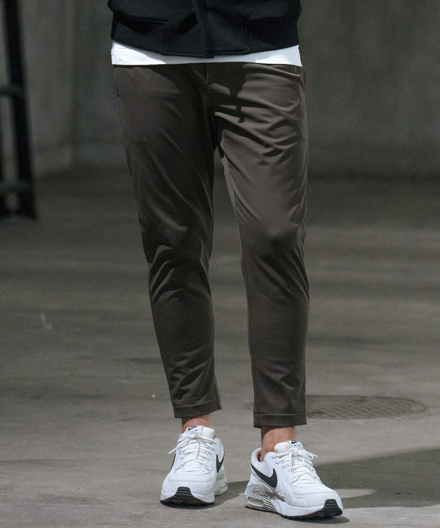 30%OFF【wjk reluxe】back fleece bonding stretch nylon pants