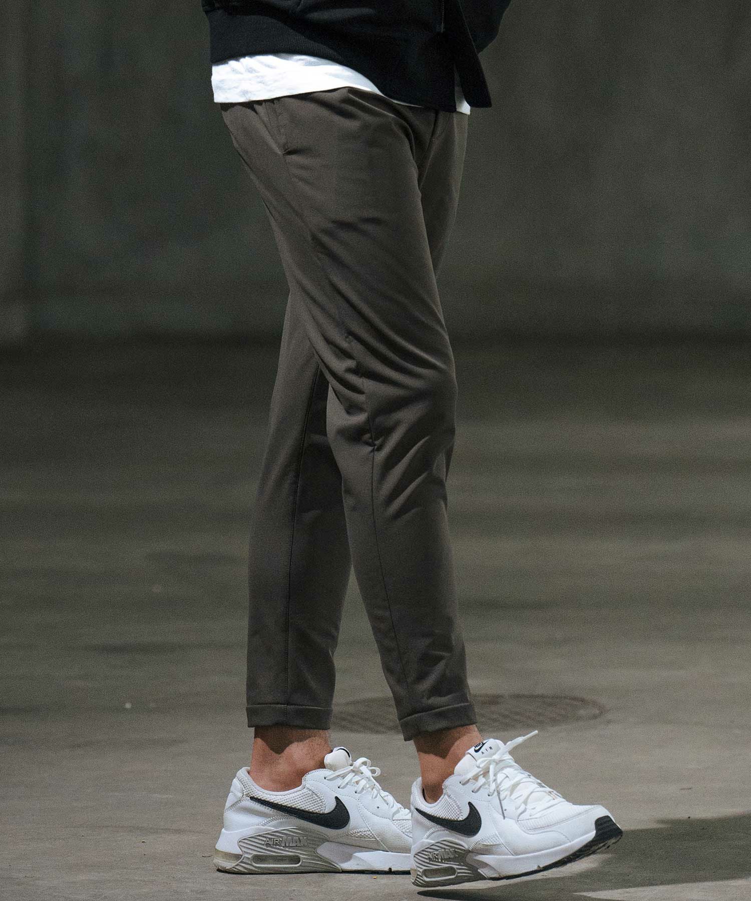 30%OFF【wjk reluxe】back fleece bonding stretch nylon pants