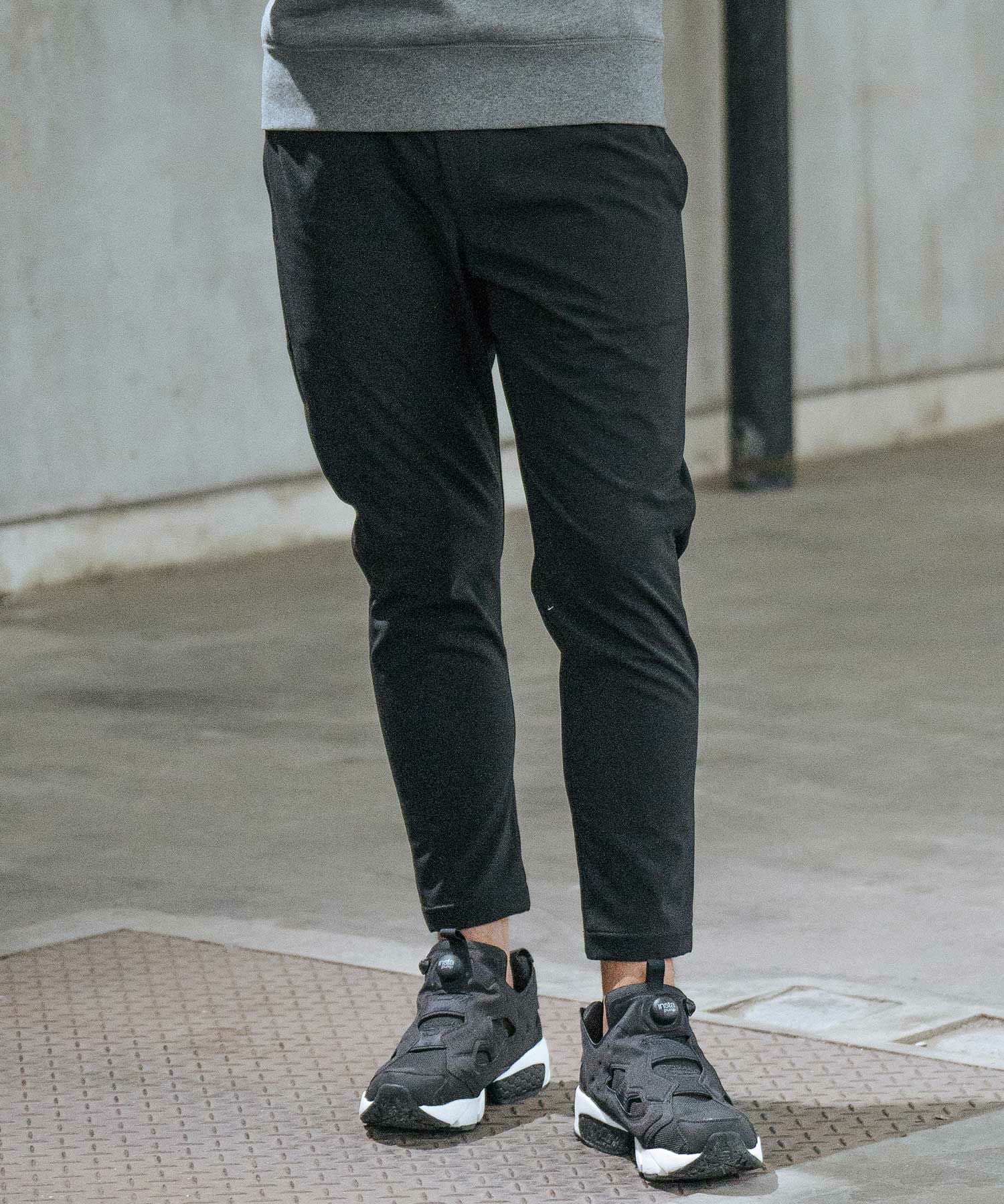 30%OFF【wjk reluxe】back fleece bonding stretch nylon pants