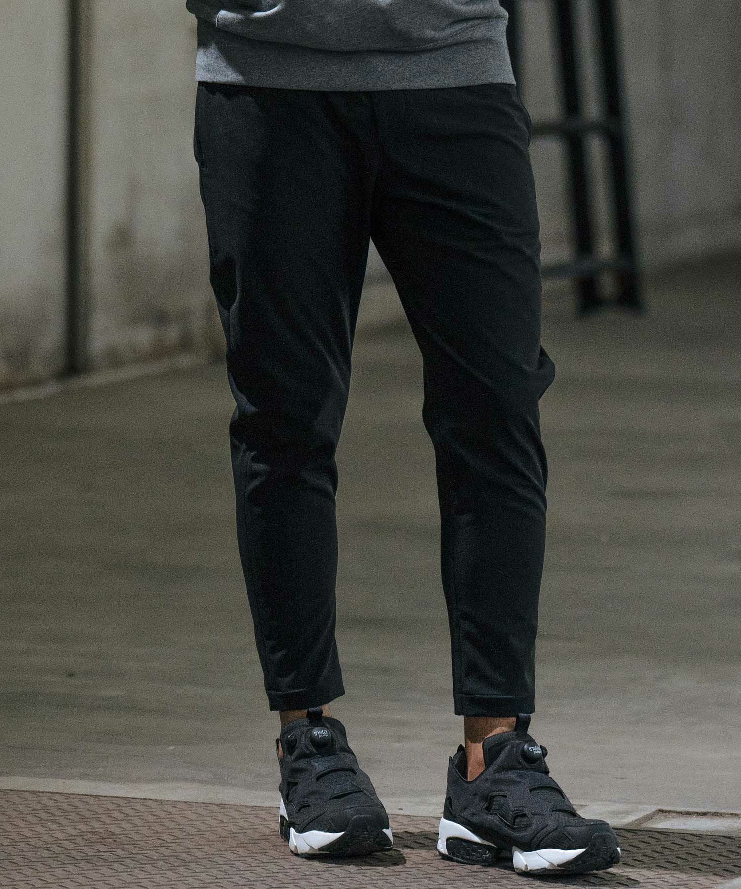 30%OFF【wjk reluxe】back fleece bonding stretch nylon pants