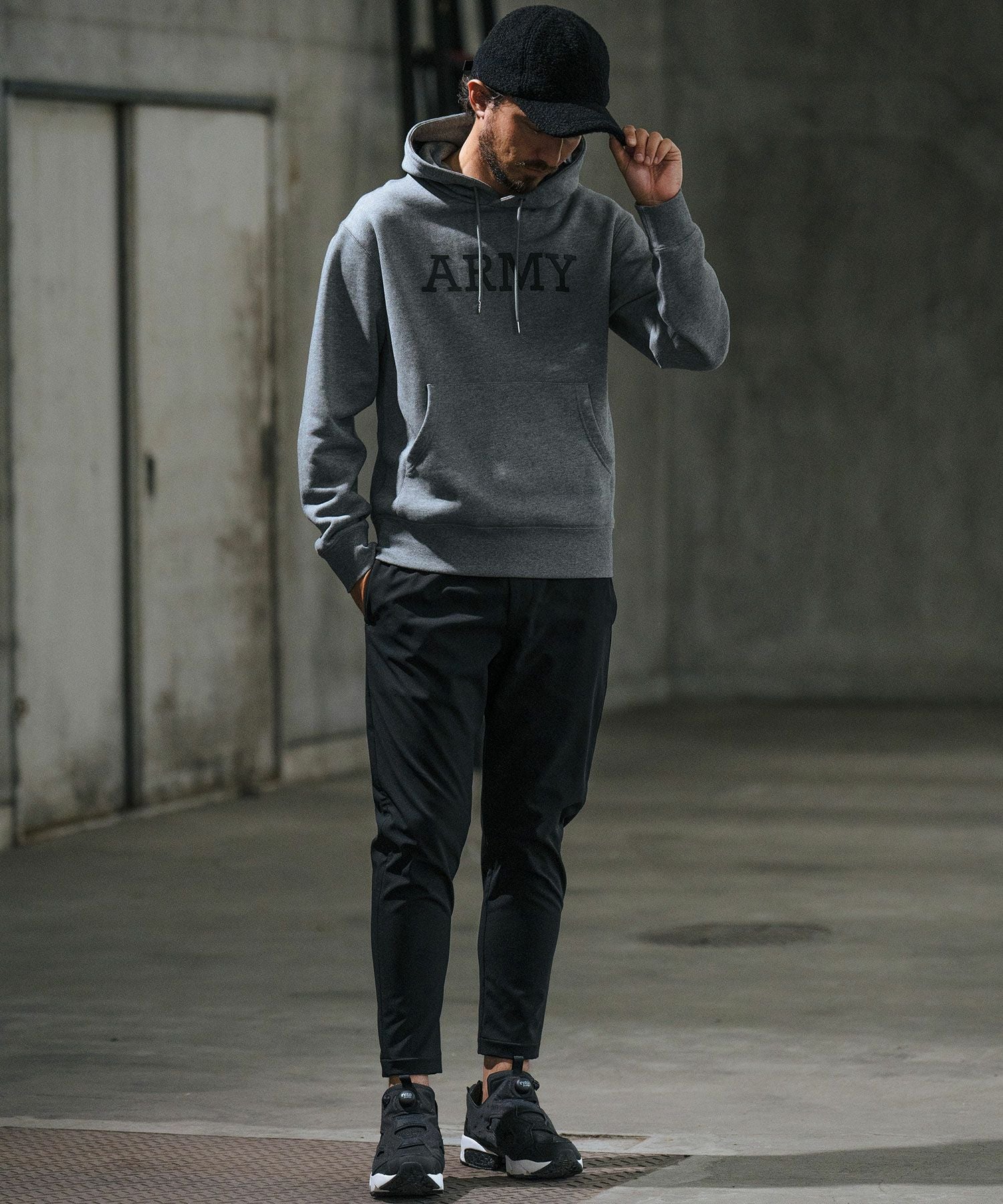 30%OFF【wjk reluxe】back fleece bonding stretch nylon pants