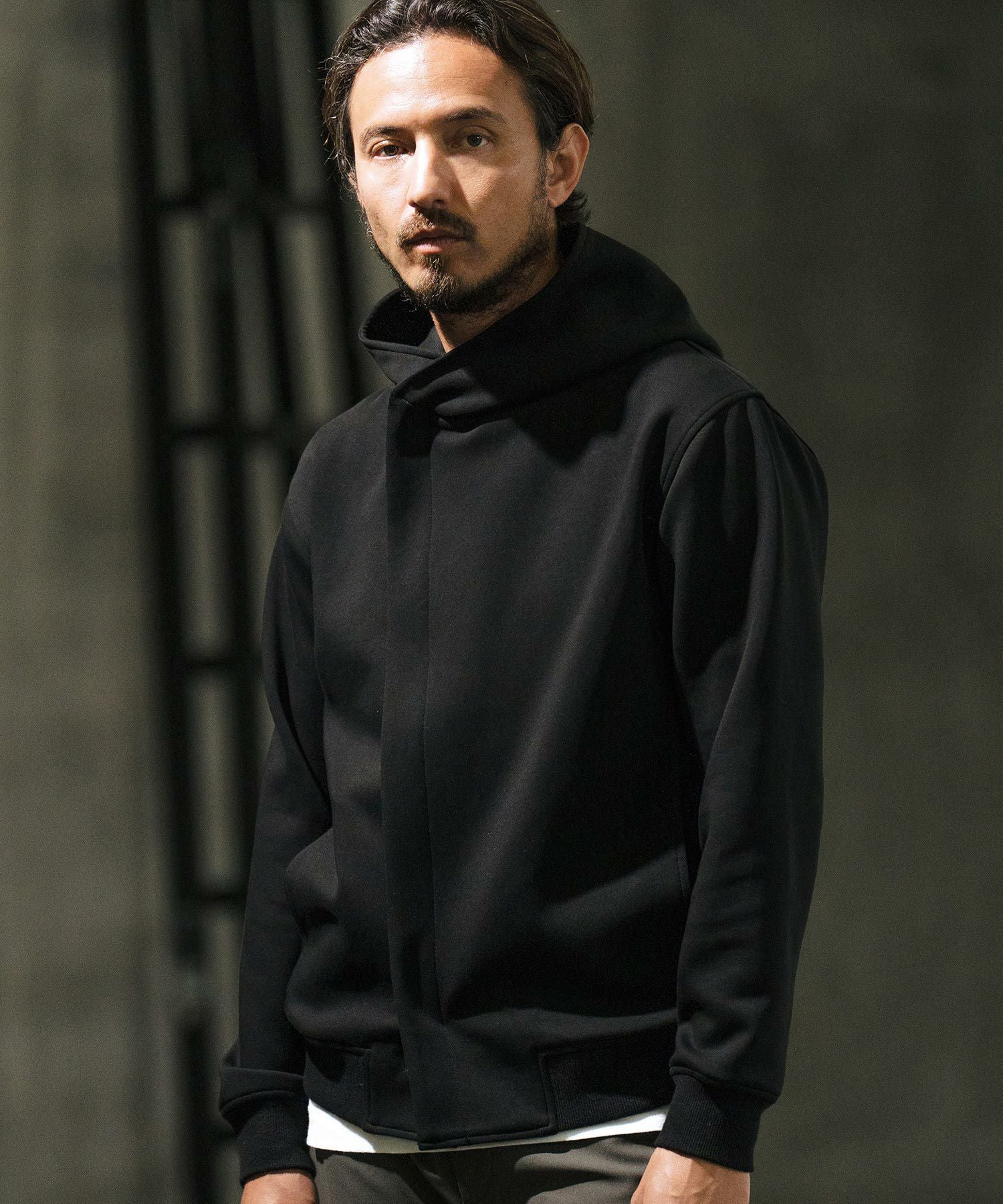 50%OFF【wjk reluxe】double knit riders parka ライダースパーカー(WR