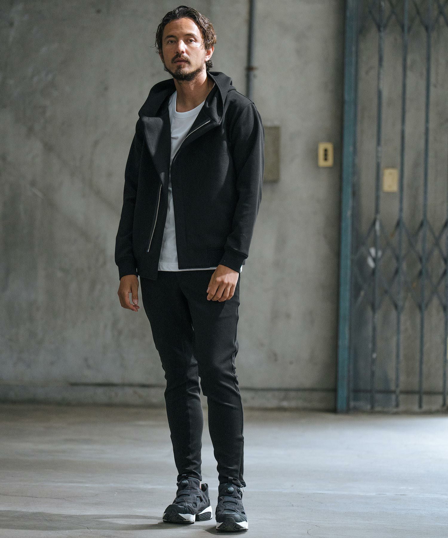 50%OFF【wjk reluxe】double knit riders parka ライダースパーカー(WR