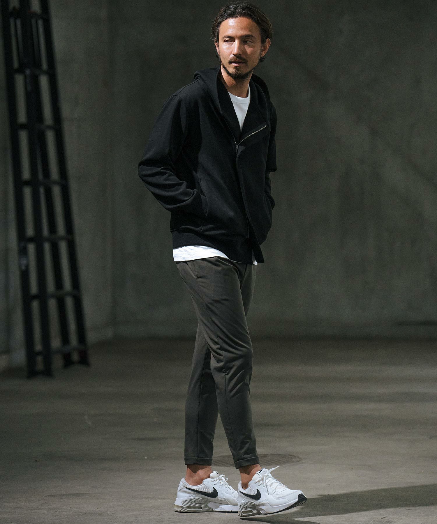 50%OFF【wjk reluxe】double knit riders parka ライダースパーカー(WR
