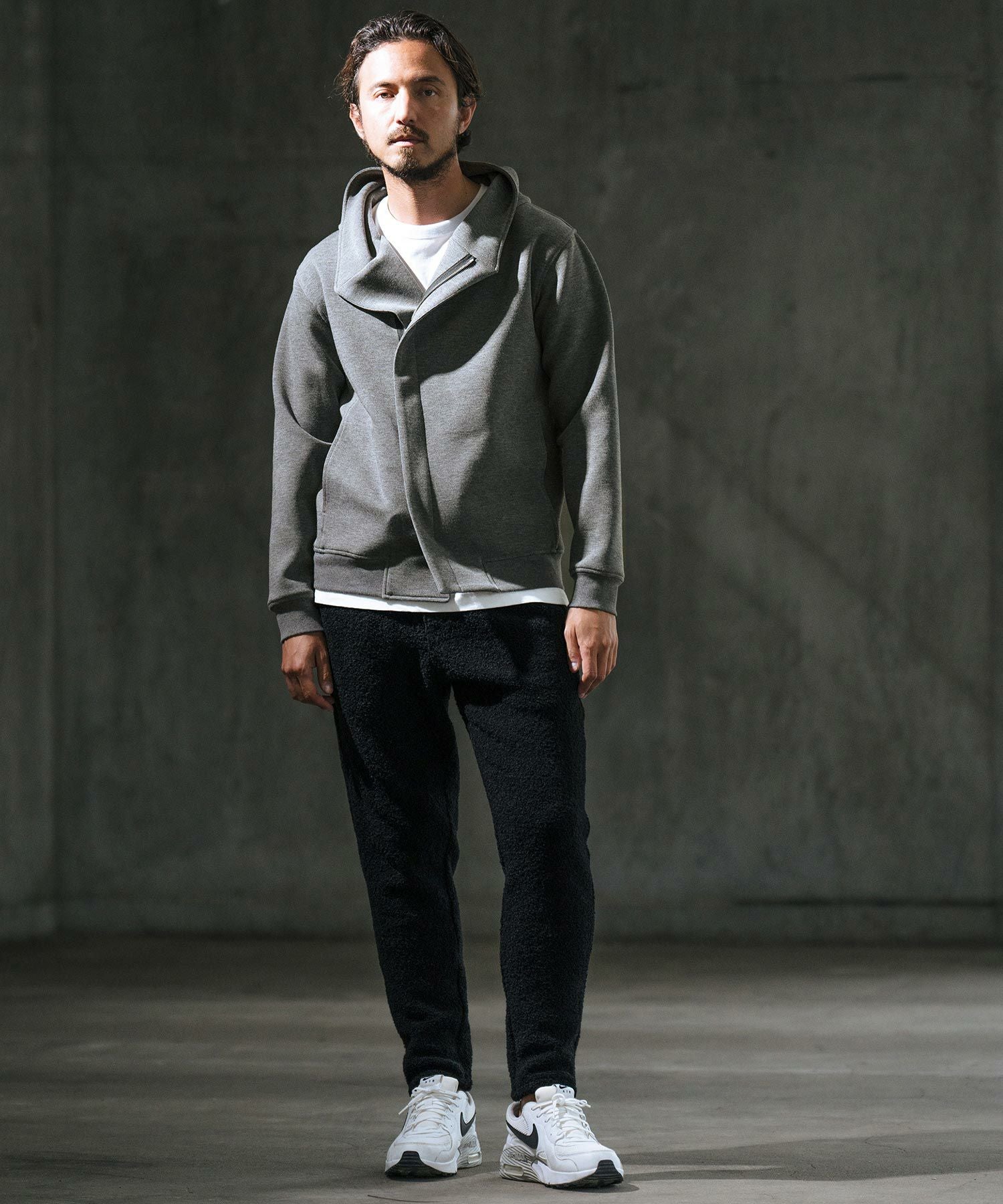 50%OFF【wjk reluxe】double knit riders parka ライダースパーカー(WR