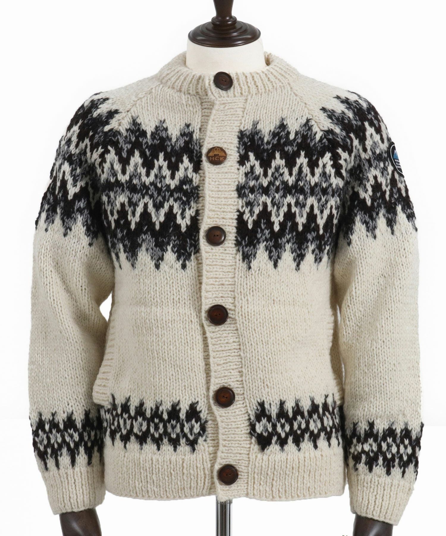 CAMBIO(カンビオ)】【HIMALAYAN CLIMBERS HAND-KNIT】手編みジャガード