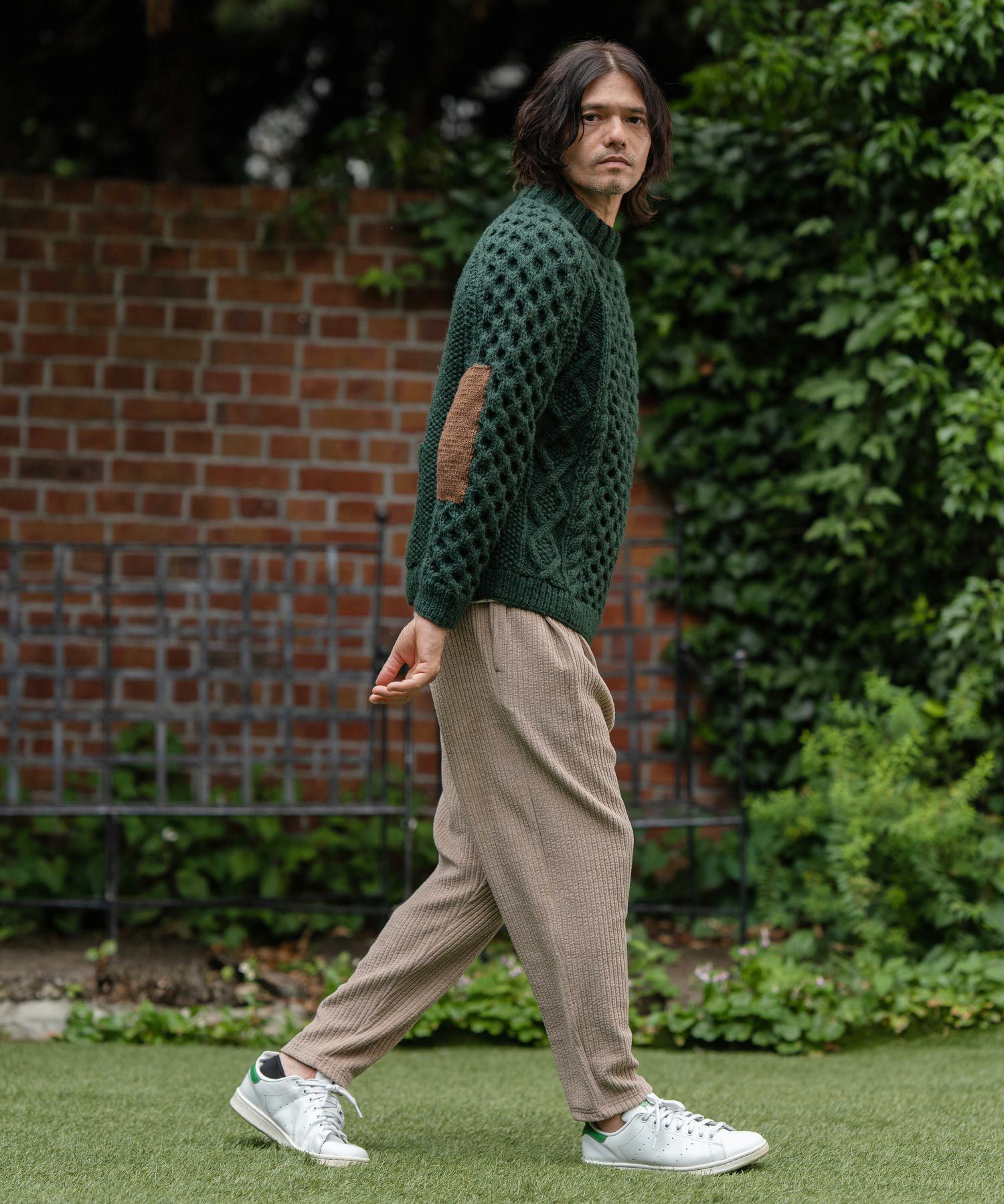 CAMBIO(カンビオ)】【HIMALAYAN CLIMBERS HAND-KNIT】手編みクルー