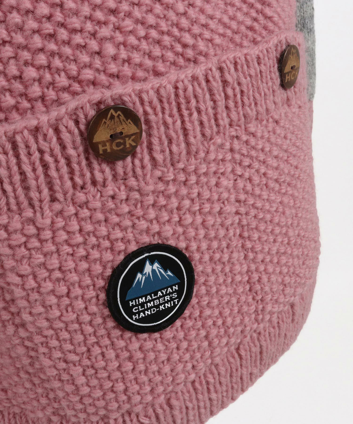 CAMBIO(カンビオ)】【HIMALAYAN CLIMBERS HAND-KNIT】手編みクルー