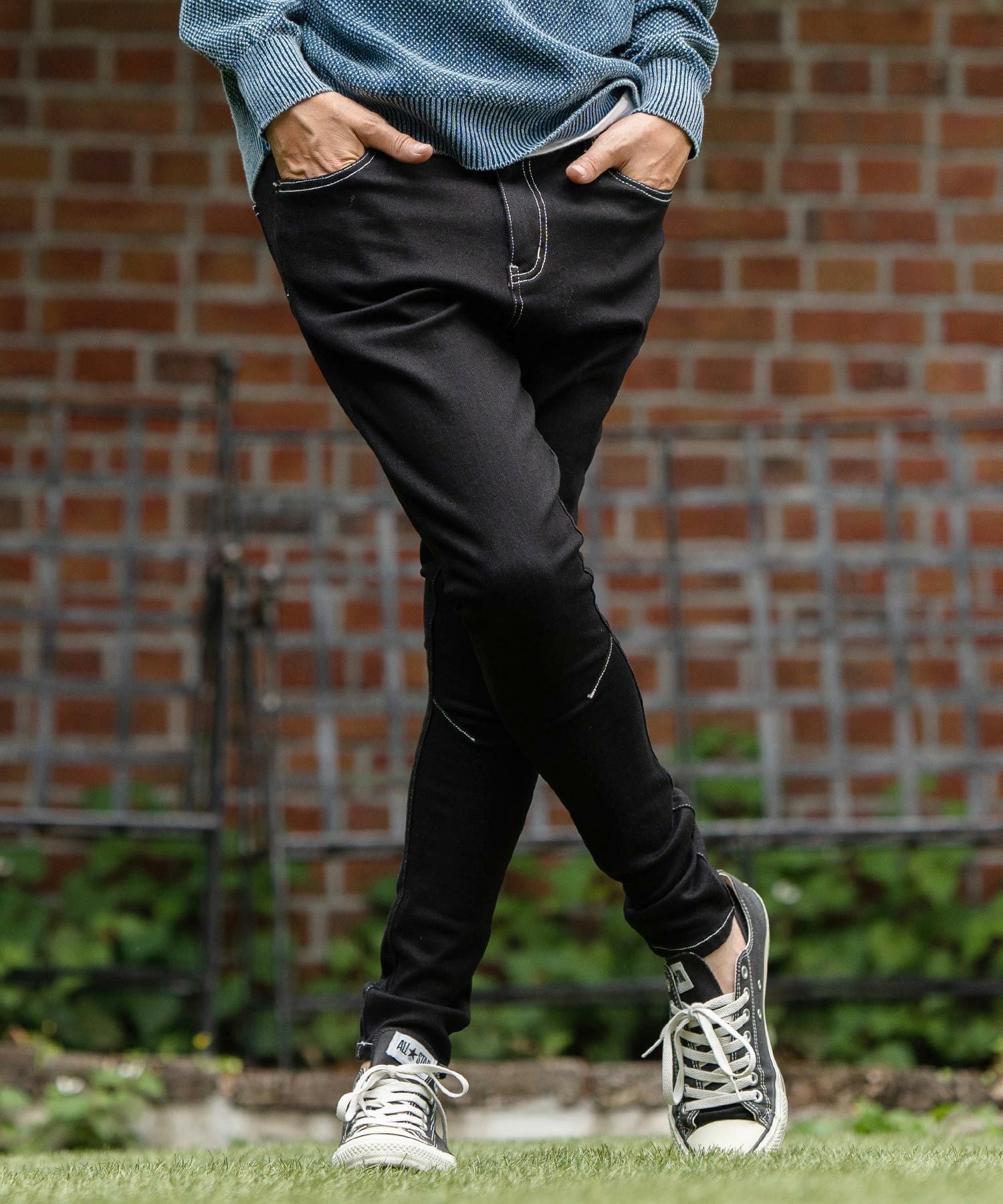 30%OFF【CAMBIO(カンビオ)】Back Fleece Denim Jodhpurs Pants 30%OFF【CAMBIO(カンビオ)】Back Fleece Denim Jodhpurs Pants