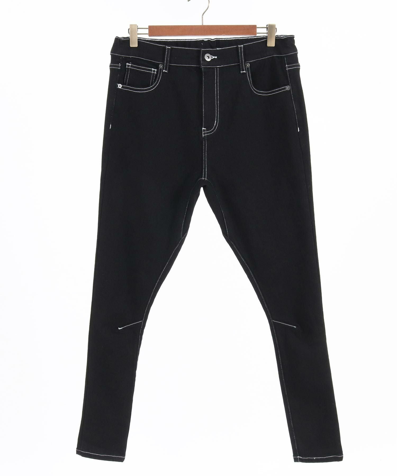 30%OFF【CAMBIO(カンビオ)】Back Fleece Denim Jodhpurs Pants