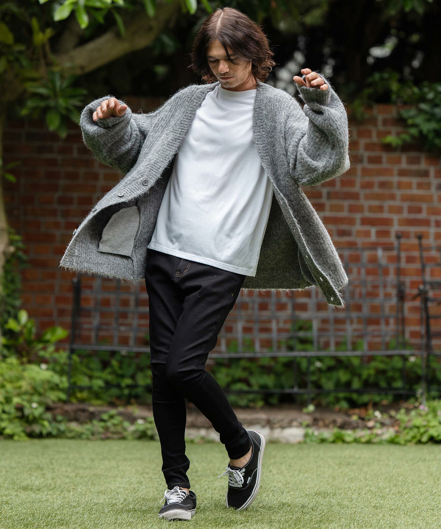 50%OFF【CAMBIO(カンビオ)】Shaggy Knit Oversized Cardigan ニット