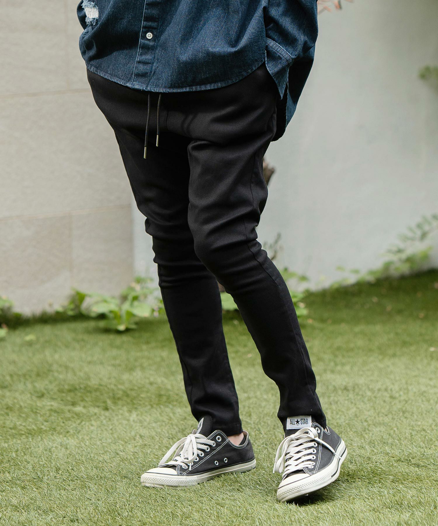 CAMBIO(カンビオ)】Back Fleece Stretch Twill Jodhpurs Pants