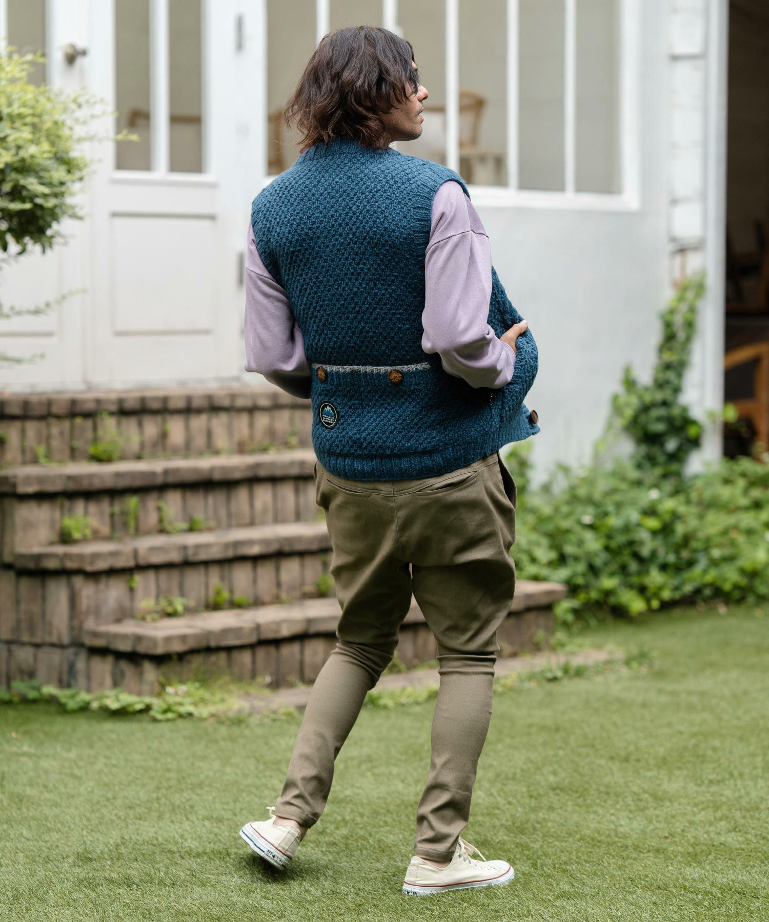 CAMBIO(カンビオ)】Back Fleece Stretch Twill Jodhpurs Pants