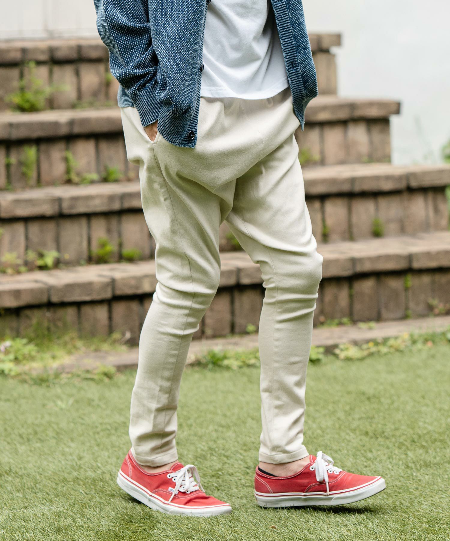CAMBIO(カンビオ)】Back Fleece Stretch Twill Jodhpurs Pants