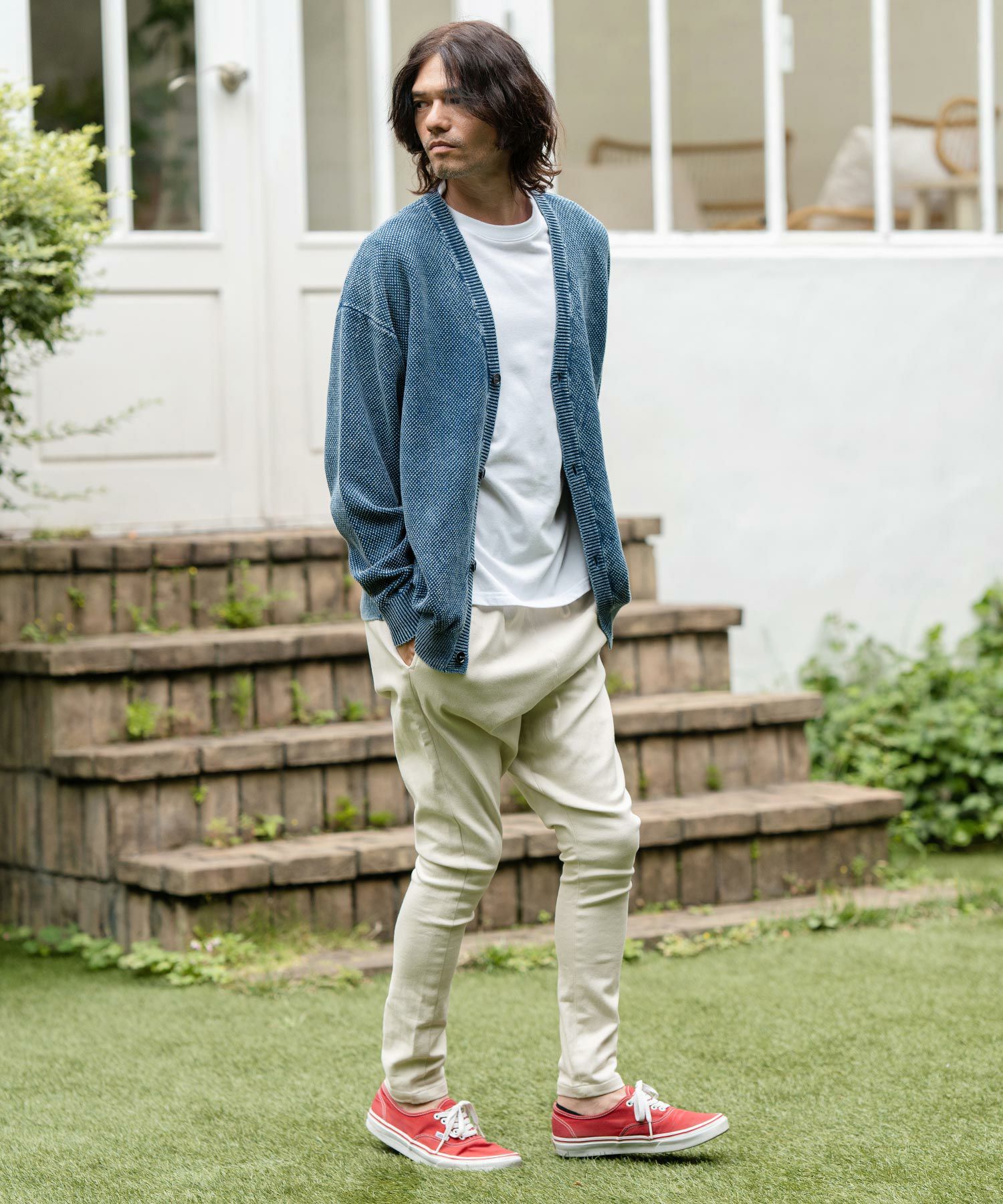 CAMBIO(カンビオ)】Back Fleece Stretch Twill Jodhpurs Pants