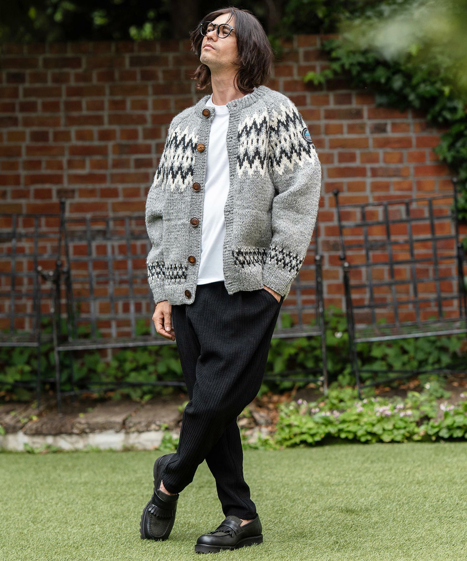 60%OFF【CAMBIO(カンビオ)】Dobby Mole Sarrouel Knit sew Pants