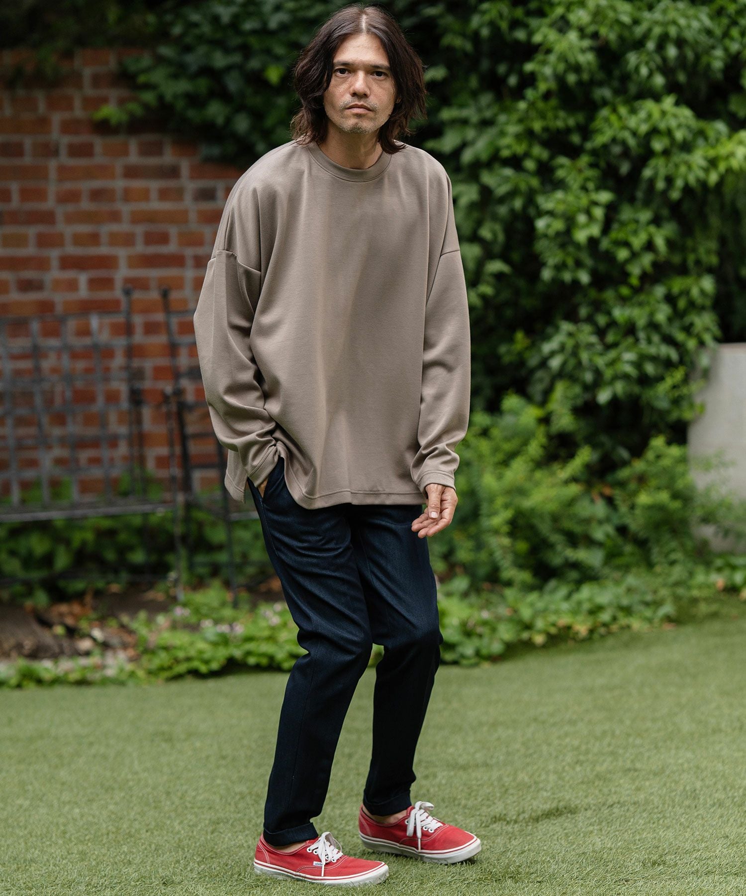 30%OFF【CAMBIO(カンビオ)】Easy Care Indigo Like TRPU Pants パンツ