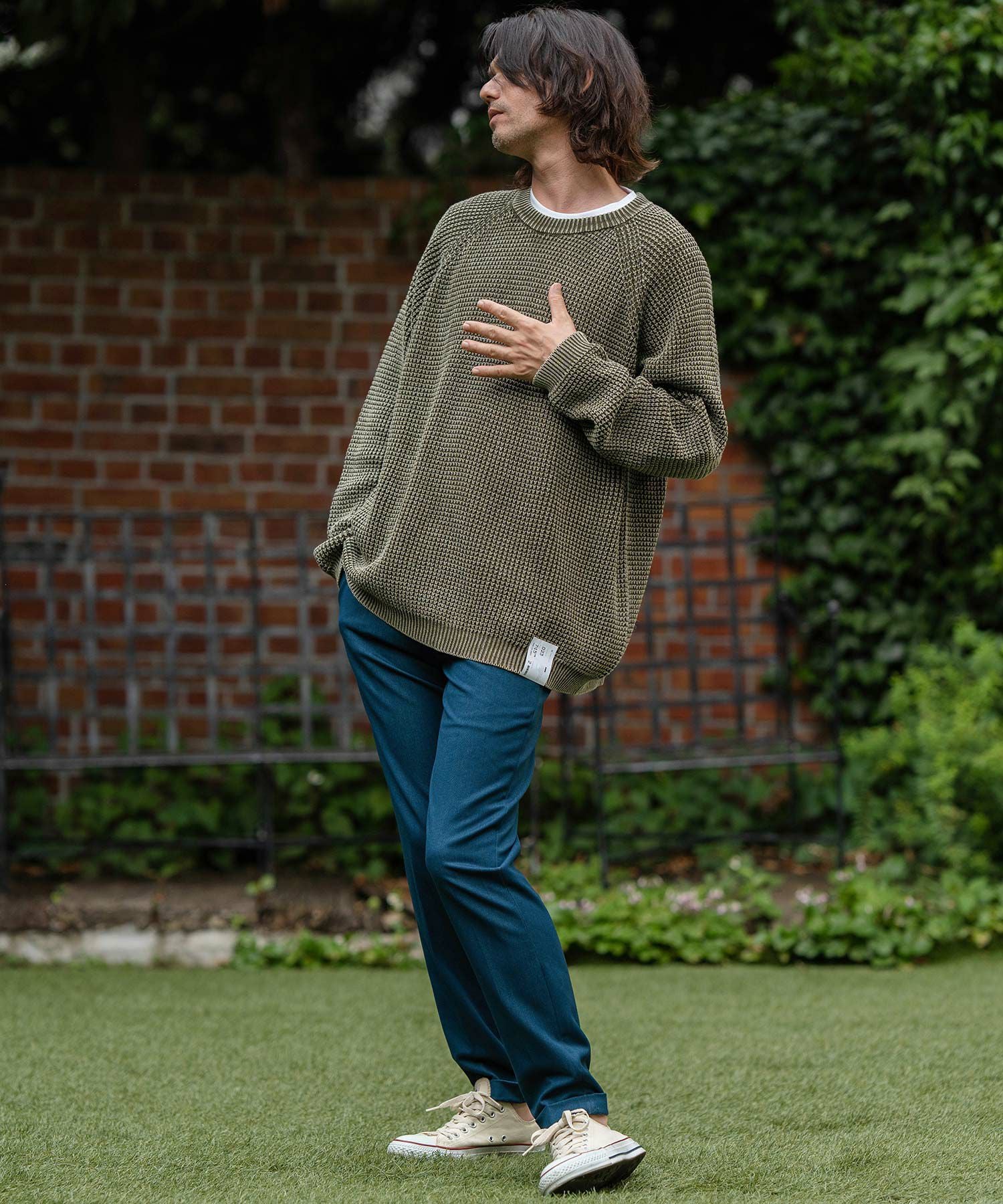 30%OFF【CAMBIO(カンビオ)】Easy Care Indigo Like TRPU Pants パンツ