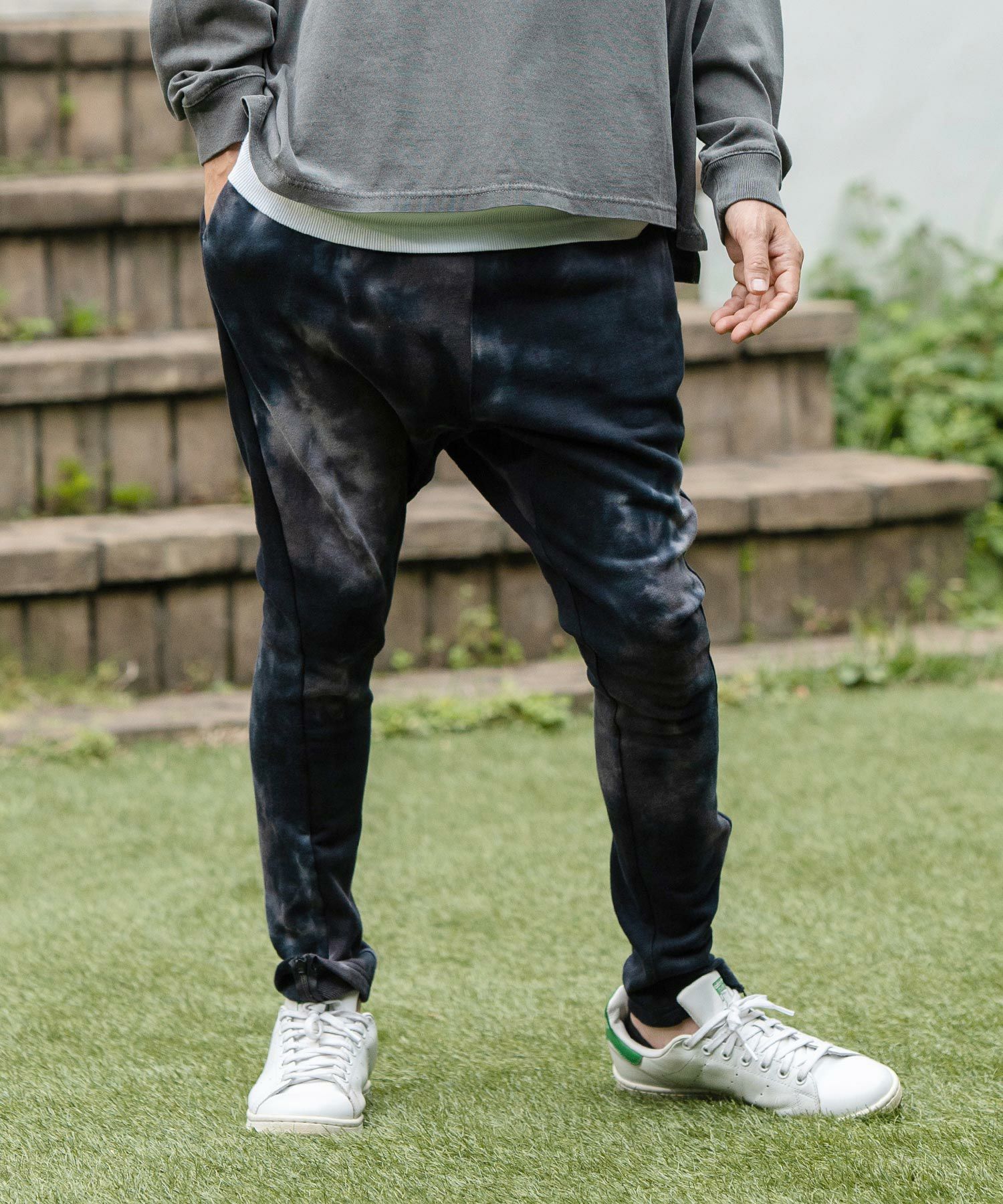 30%OFF【CAMBIO(カンビオ)】Spot Dye Sweat Jodhpurs Pants