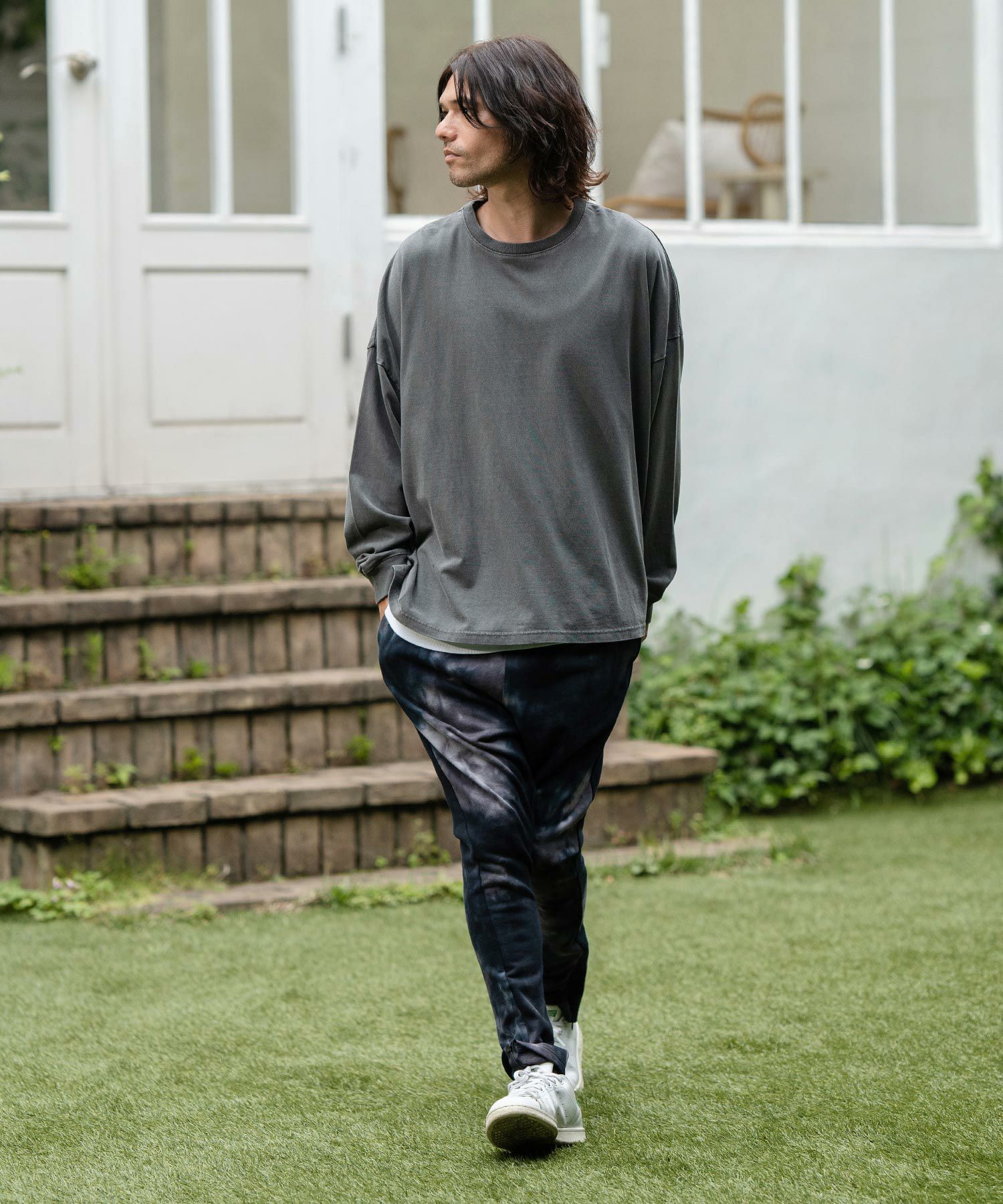 30%OFF【CAMBIO(カンビオ)】Spot Dye Sweat Jodhpurs Pants